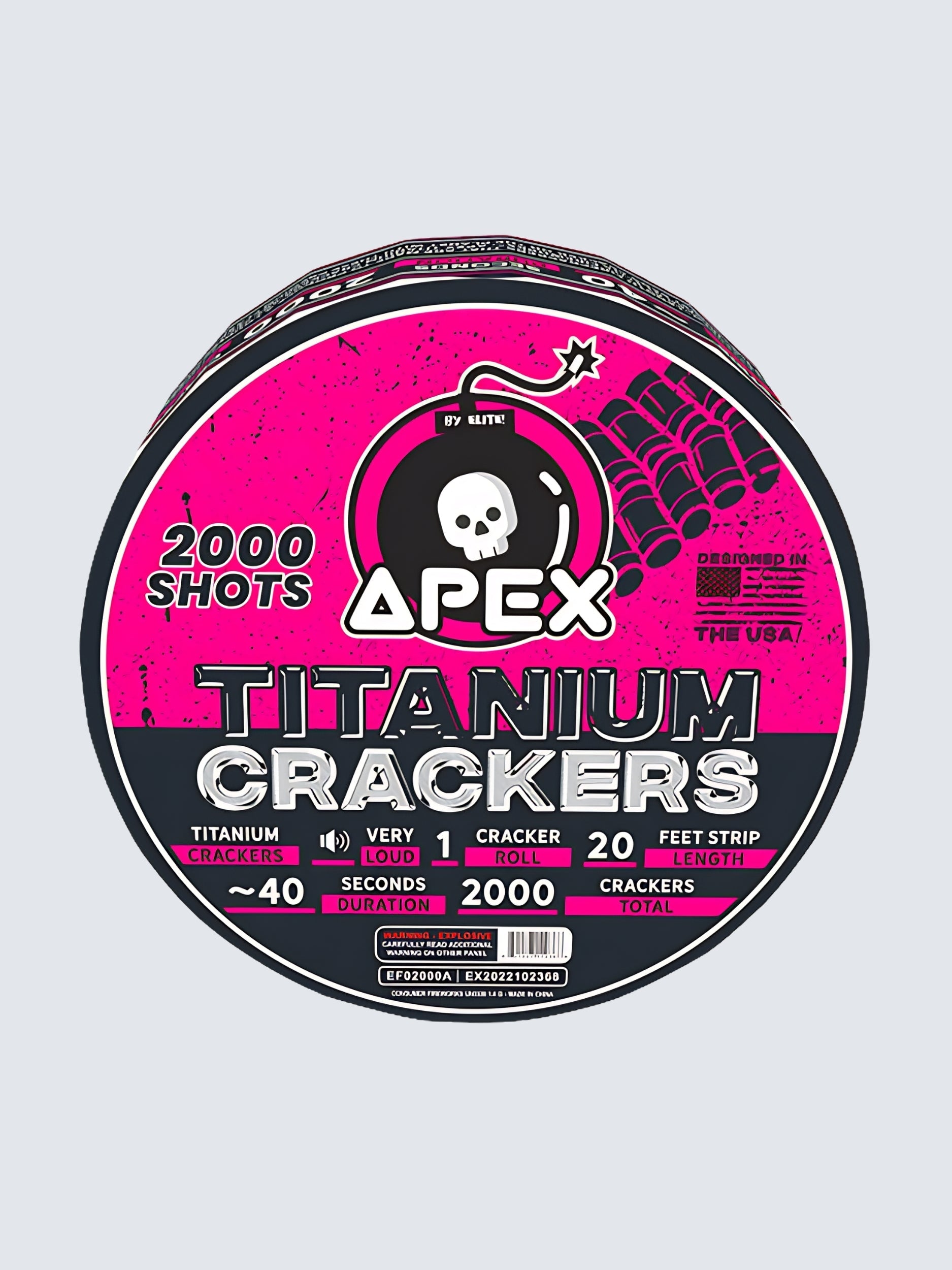 Apex Titanium Crackers™ | 2000 Shot Noisemaker by Apex by Elite!™ -Shop Online for Large Titanium Cracker at Elite Fireworks!