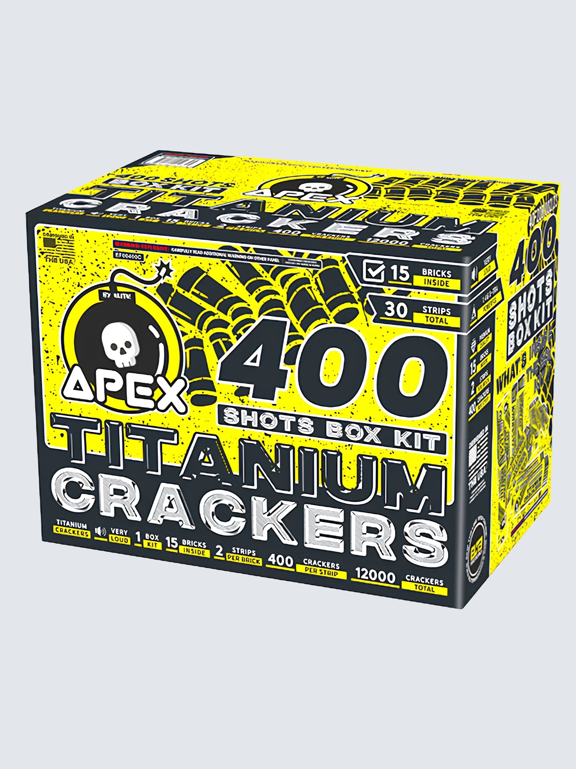 Apex Titanium Crackers™ | 400 Shot Noisemaker by Apex by Elite!™ -Shop Online for Standard Titanium Cracker at Elite Fireworks!
