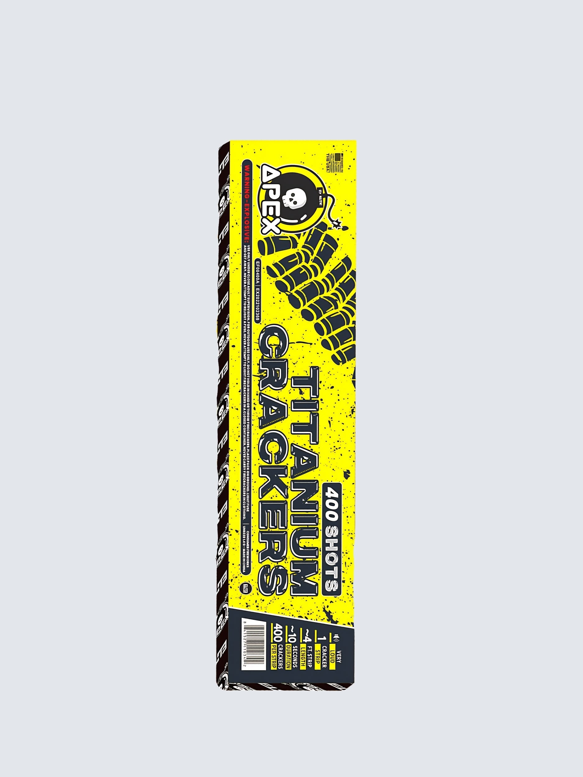 Apex Titanium Crackers™ | 400 Shot Noisemaker by Apex by Elite!™ -Shop Online for Standard Titanium Cracker at Elite Fireworks!