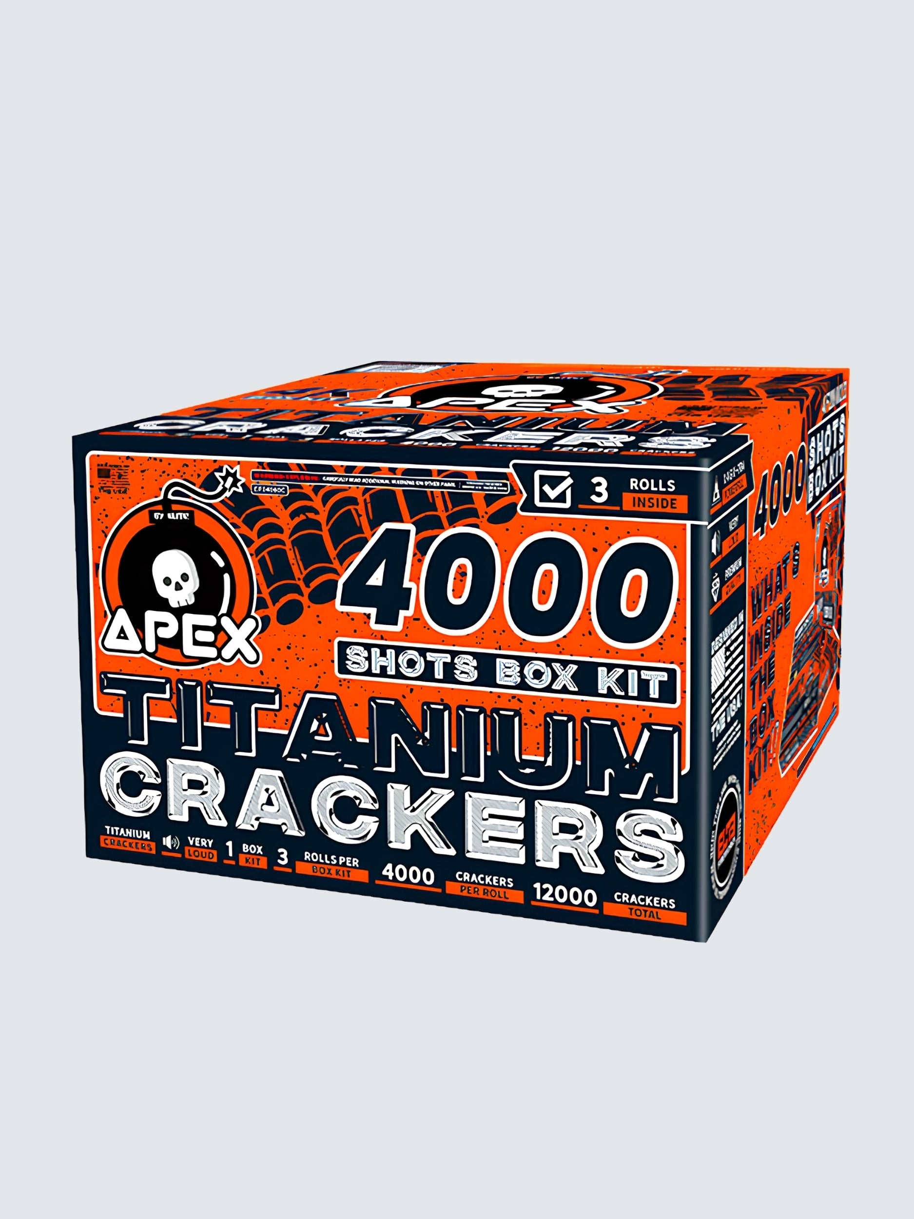 Apex Titanium Crackers™ | 4000 Shot Noisemaker by Apex by Elite!™ -Shop Online for X-tra Large Titanium Cracker™ at Elite Fireworks!