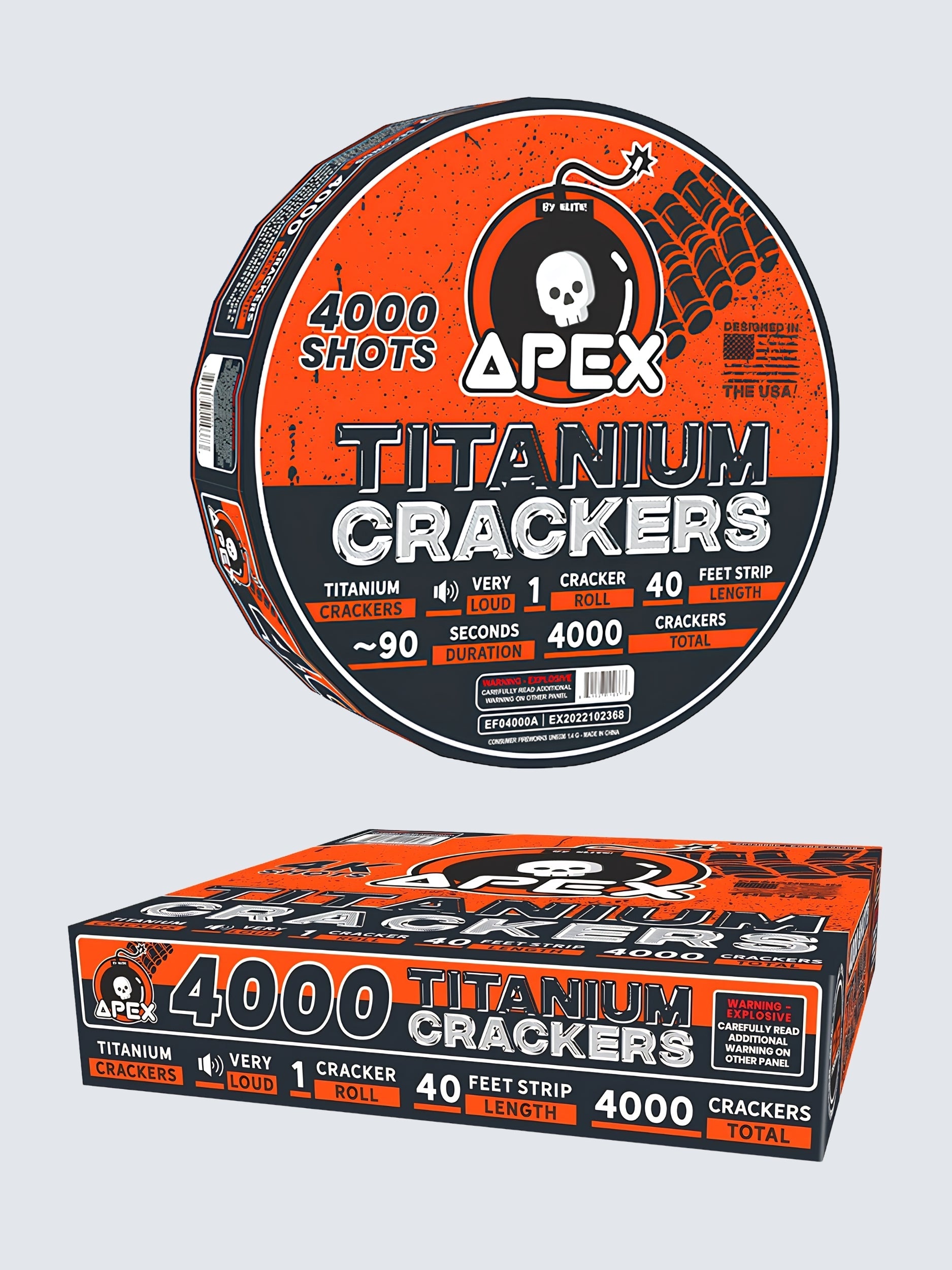 Apex Titanium Crackers™ | 4000 Shot Noisemaker by Apex by Elite!™ -Shop Online for X-tra Large Titanium Cracker™ at Elite Fireworks!