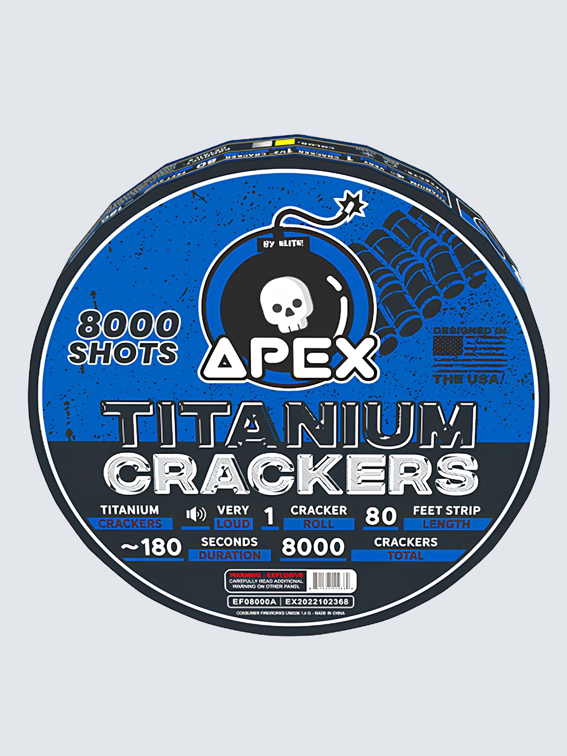 Apex Titanium Crackers™ | 8000 Shot Noisemaker by Apex by Elite!™ -Shop Online for X-tra Large Titanium Cracker™ at Elite Fireworks!