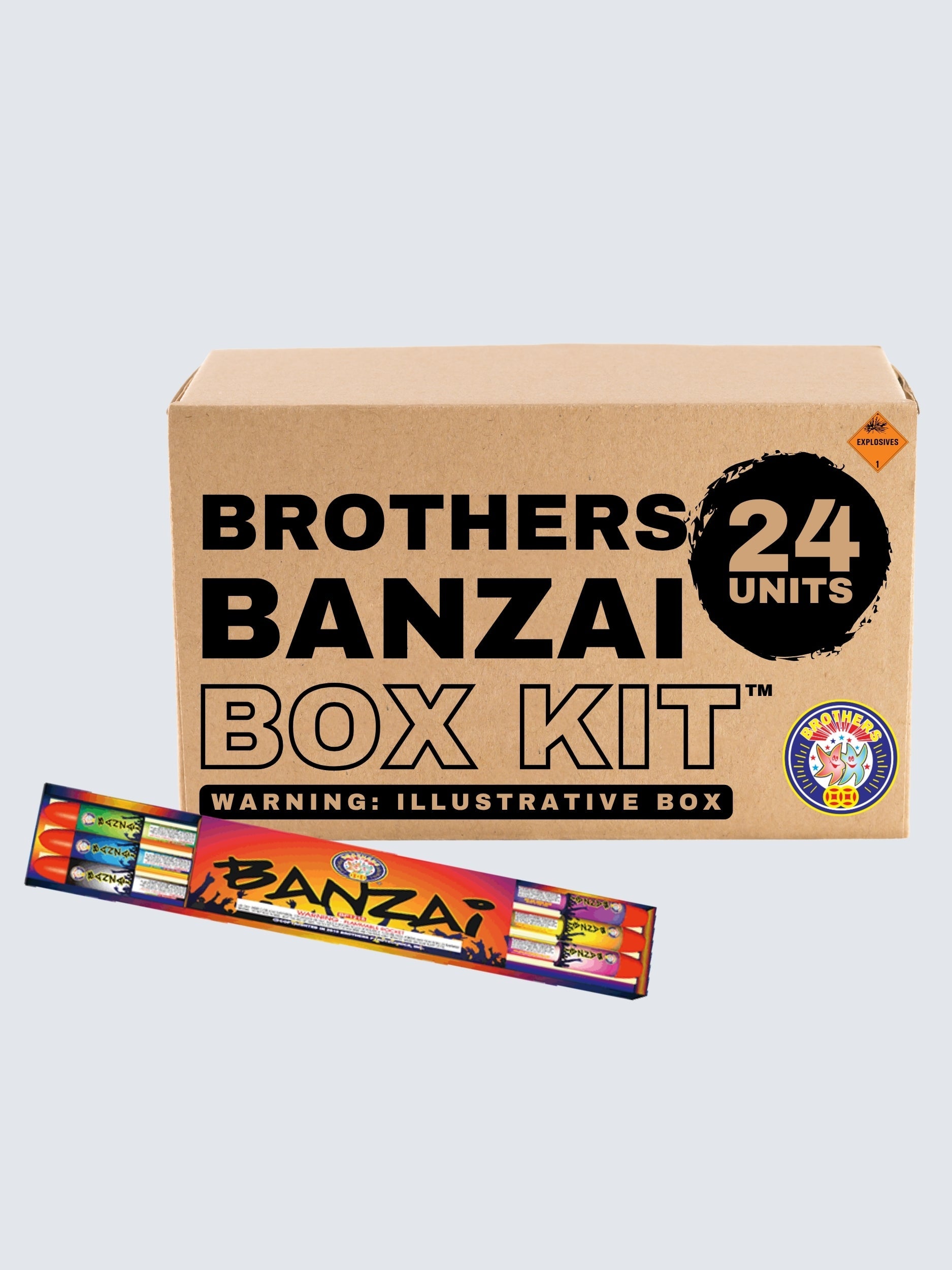 Banzai | 30.8" Rocket Projectile by Brothers Pyrotechnics -Shop Online for Large Rocket at Elite Fireworks!