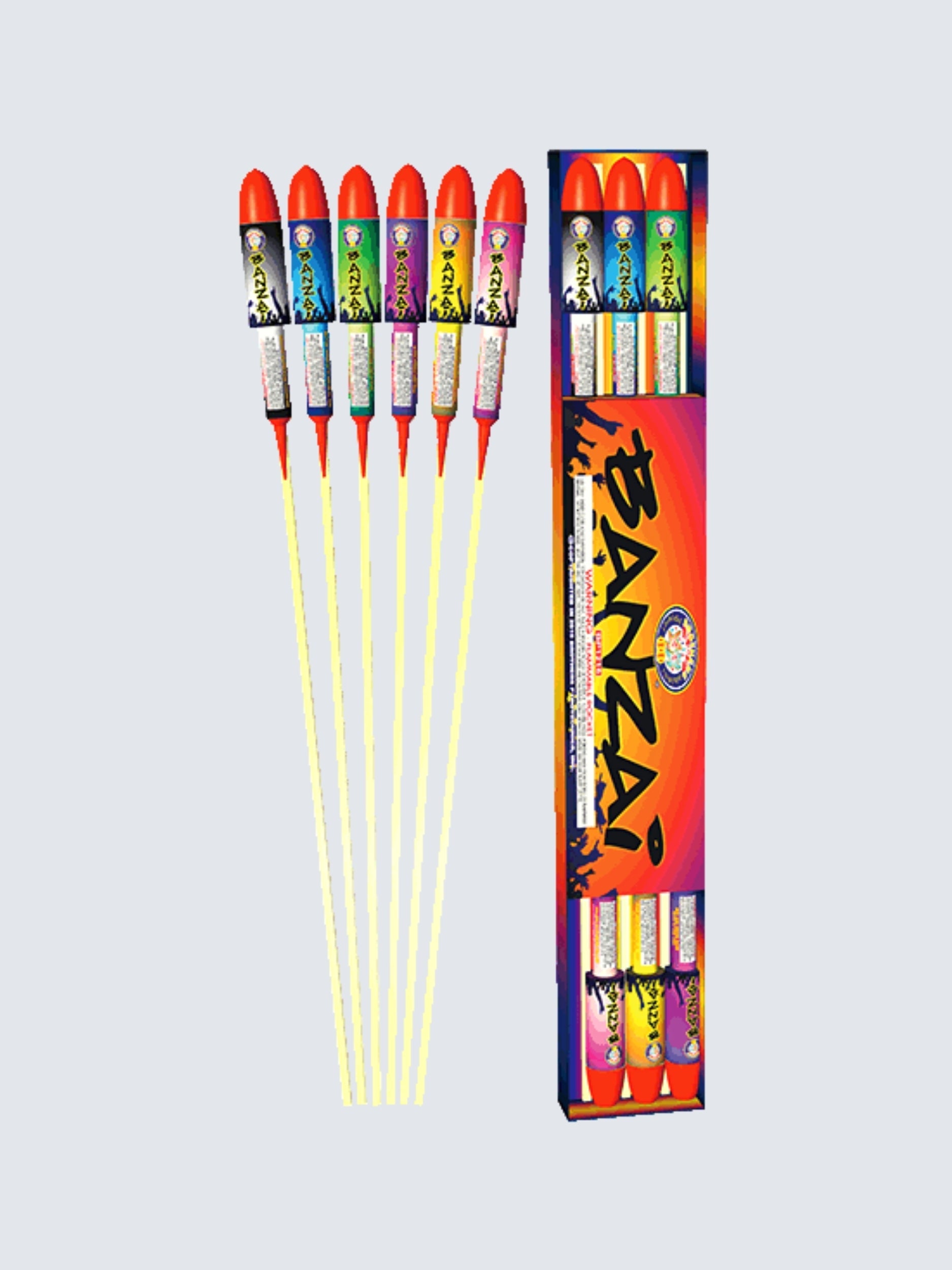 Banzai | 30.8" Rocket Projectile by Brothers Pyrotechnics -Shop Online for Large Rocket at Elite Fireworks!