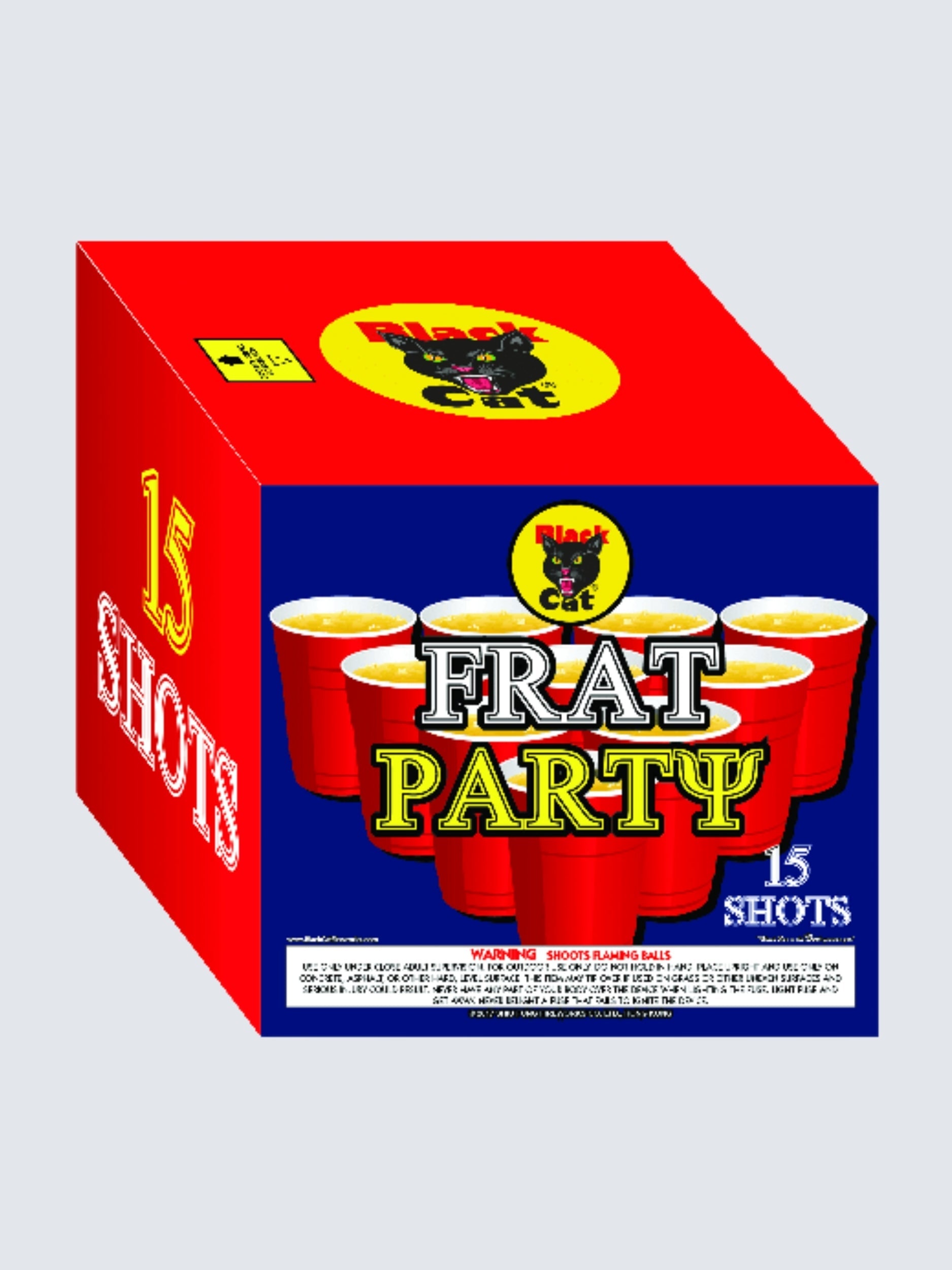 BC Combo Cakes | 60 Shot Box Kit™ - The Freak - Fright Night - Frat Party - Electric Avenue by Black Cat Fireworks -Shop Online for Large Cake at Elite Fireworks!
