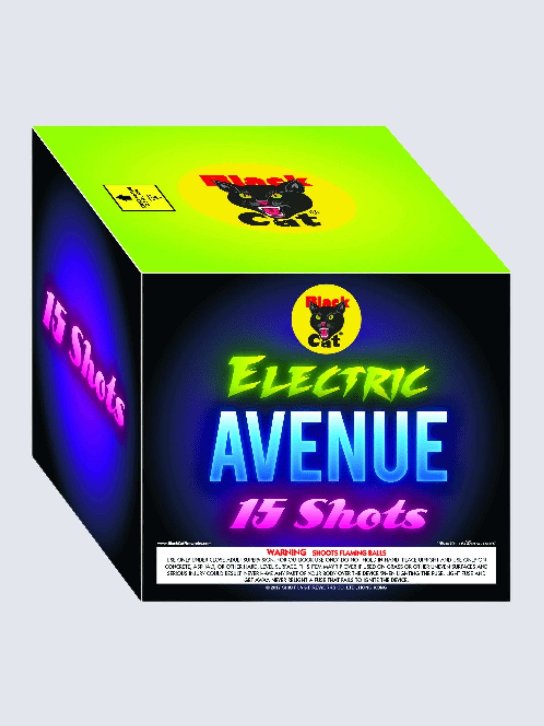 BC Combo Cakes | 60 Shot Box Kit™ - The Freak - Fright Night - Frat Party - Electric Avenue by Black Cat Fireworks -Shop Online for Large Cake at Elite Fireworks!