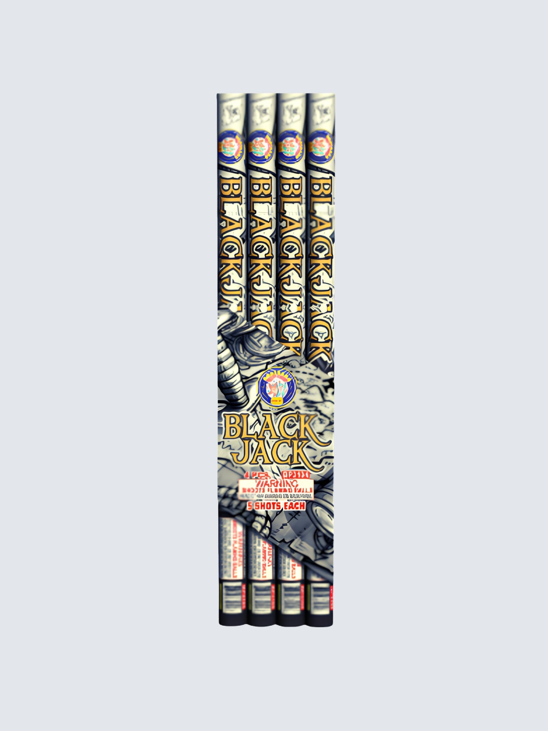 BlackJack | 5 Shot Barrage Candle by Brothers Pyrotechnics -Shop Online for Large Candle at Elite Fireworks!
