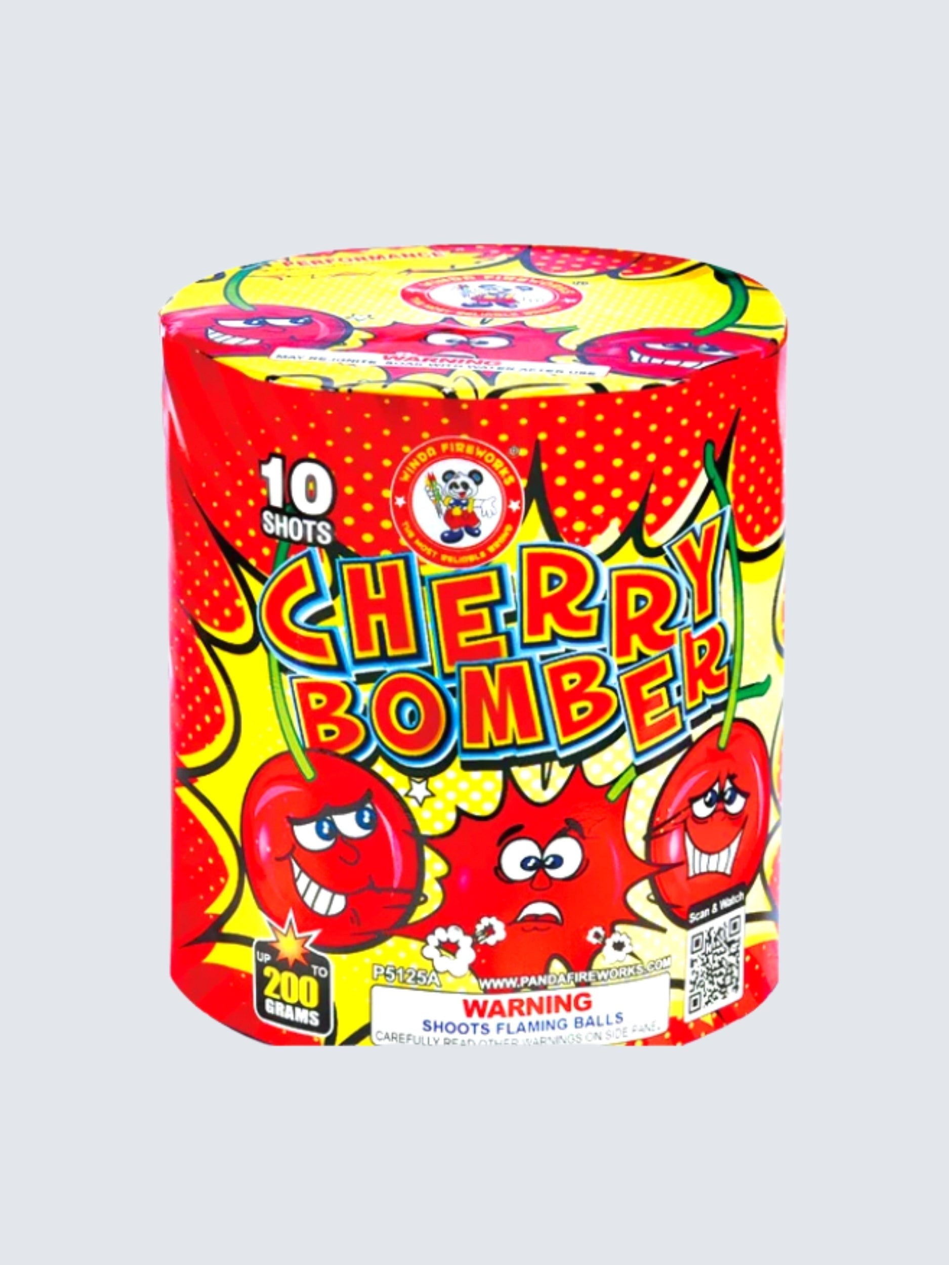 Cherry Bomber | 10 Shot Aerial Repeater by Winda Fireworks -Shop Online for Standard Cake at Elite Fireworks!