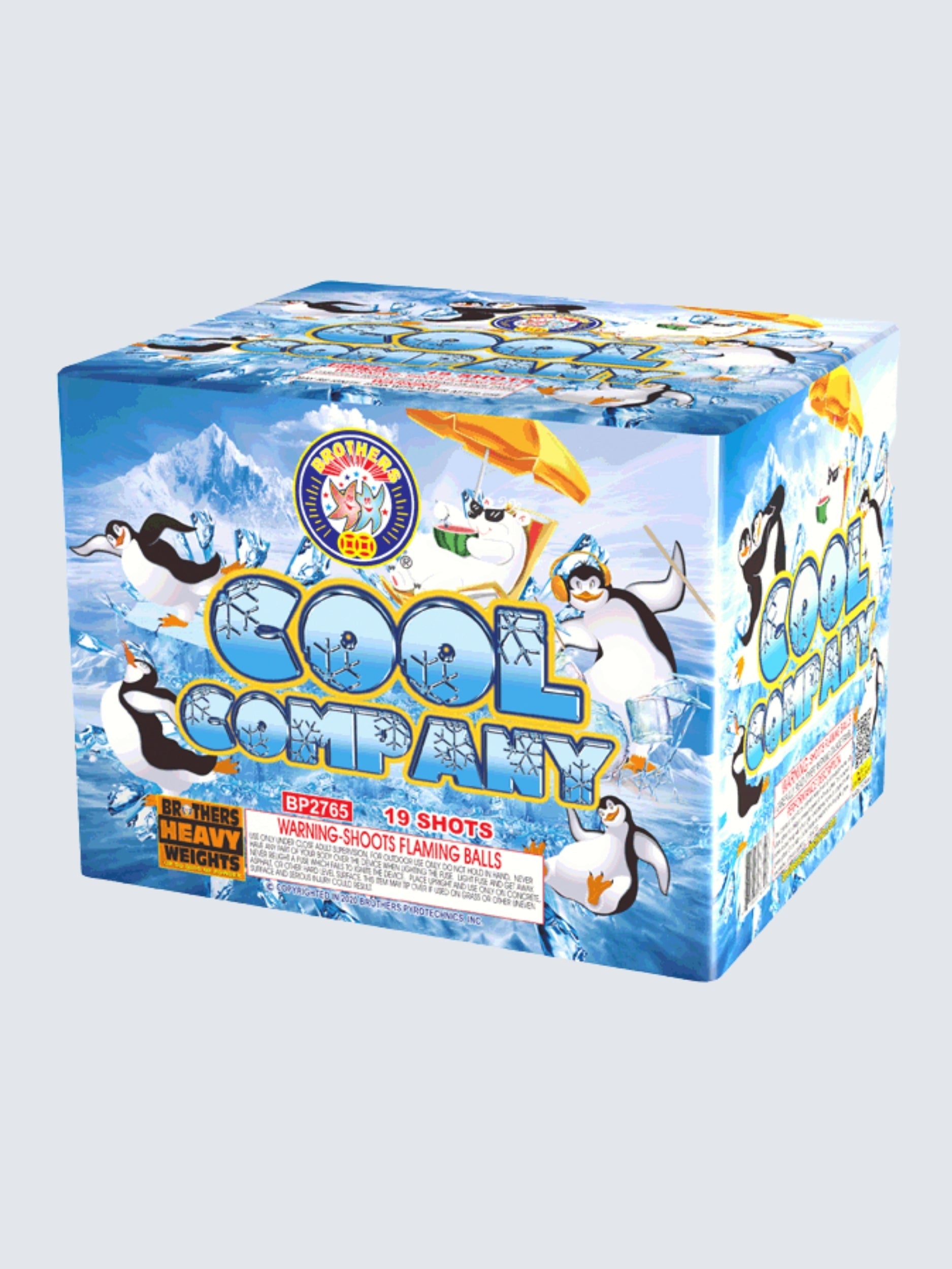Cool Company | 19 Shot Aerial Repeater by Brothers Pyrotechnics -Shop Online for X-tra Large Cake™ at Elite Fireworks!