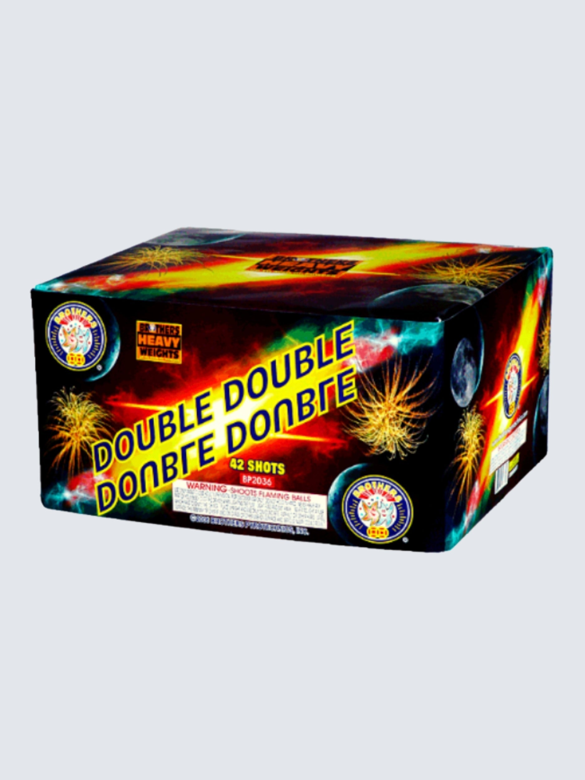 Double Double | 42 Shot Aerial Repeater by Brothers Pyrotechnics -Shop Online for X-tra Large Cake™ at Elite Fireworks!