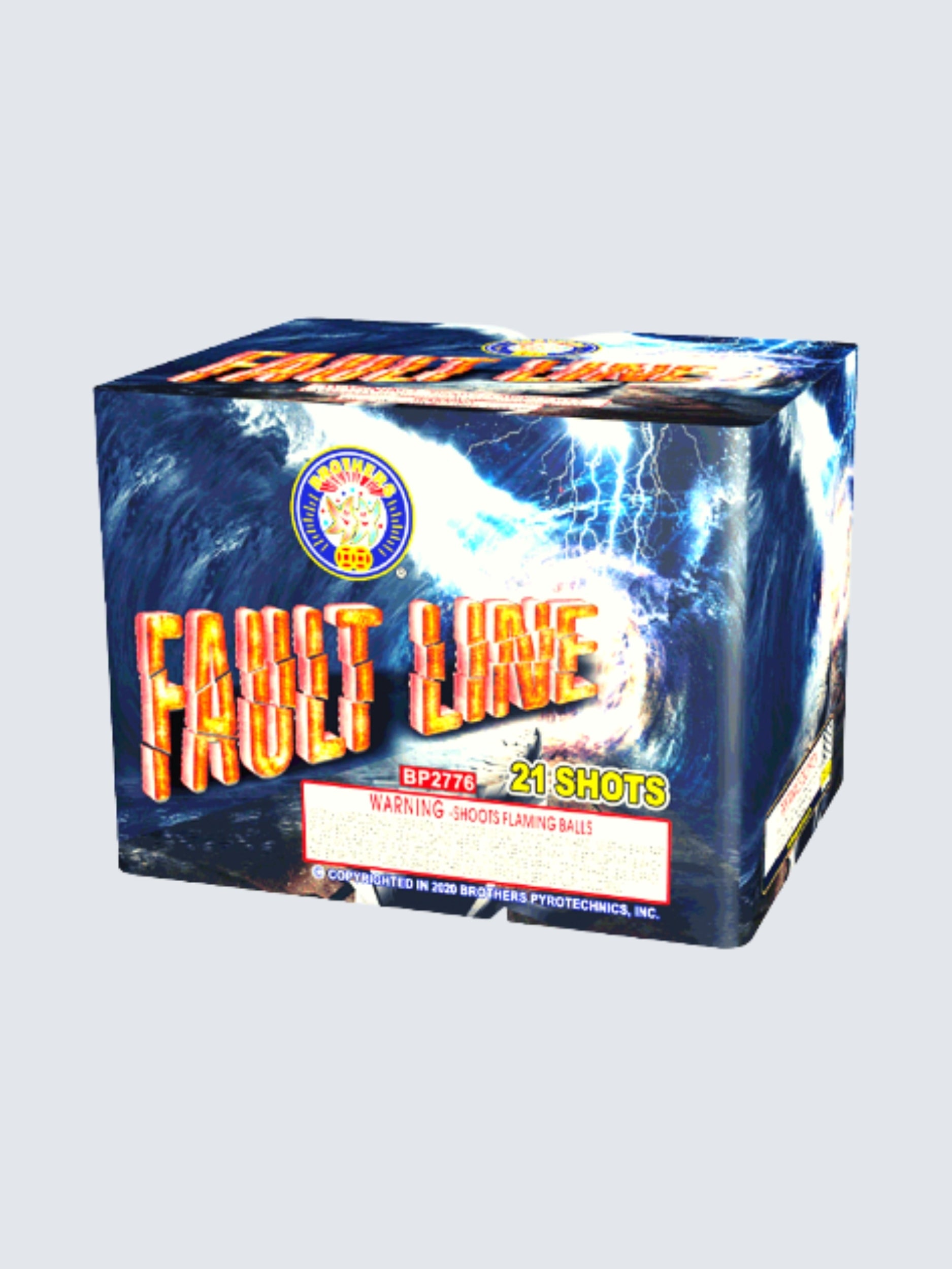 Fault Line | 21 Shot Aerial Repeater by Brothers Pyrotechnics -Shop Online for Large Cake at Elite Fireworks!