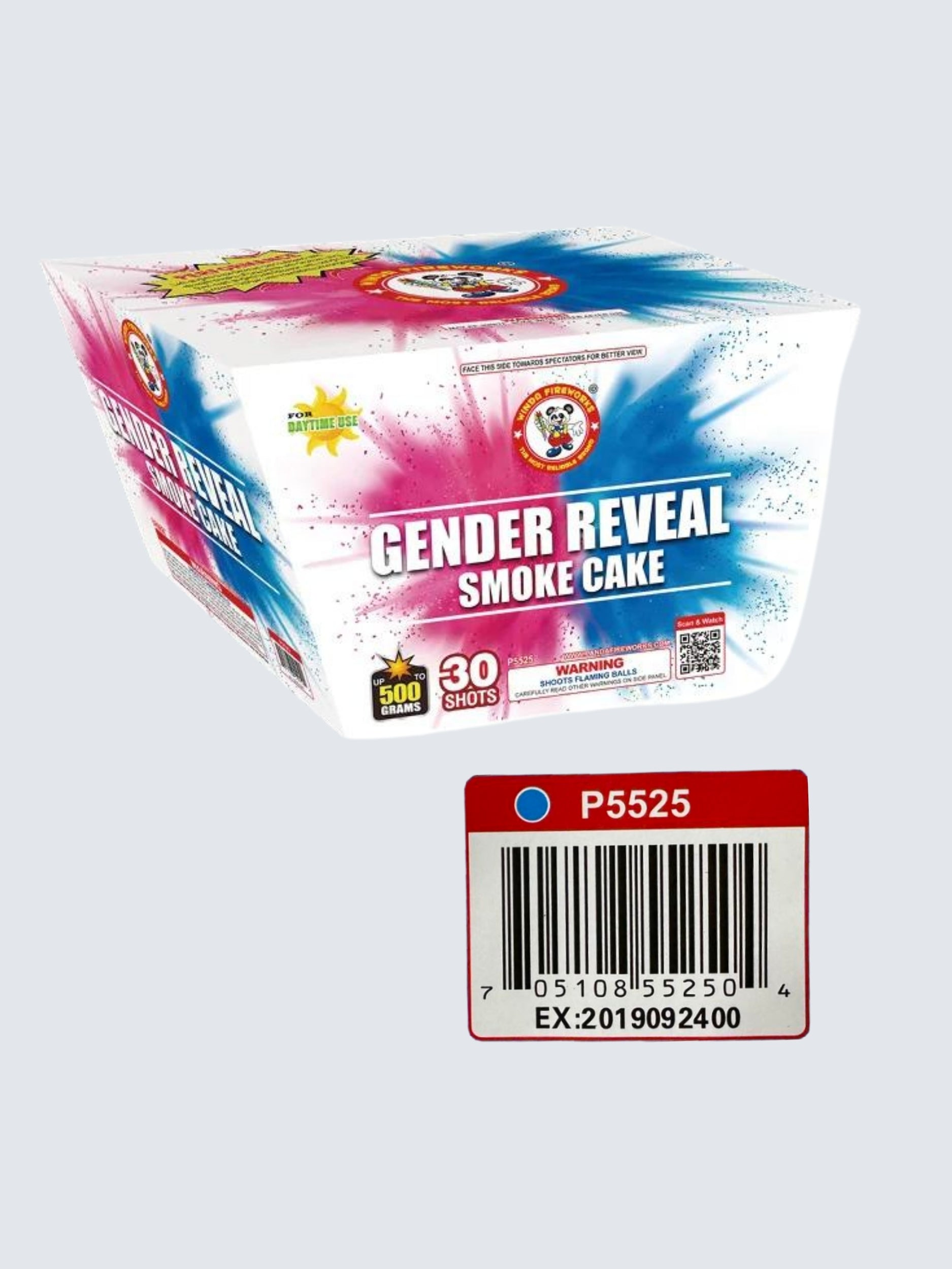 Gender Reveal Smoke Cake | 30 Shot Aerial Repeater by Winda Fireworks -Shop Online for X-tra Large Cake™ at Elite Fireworks!
