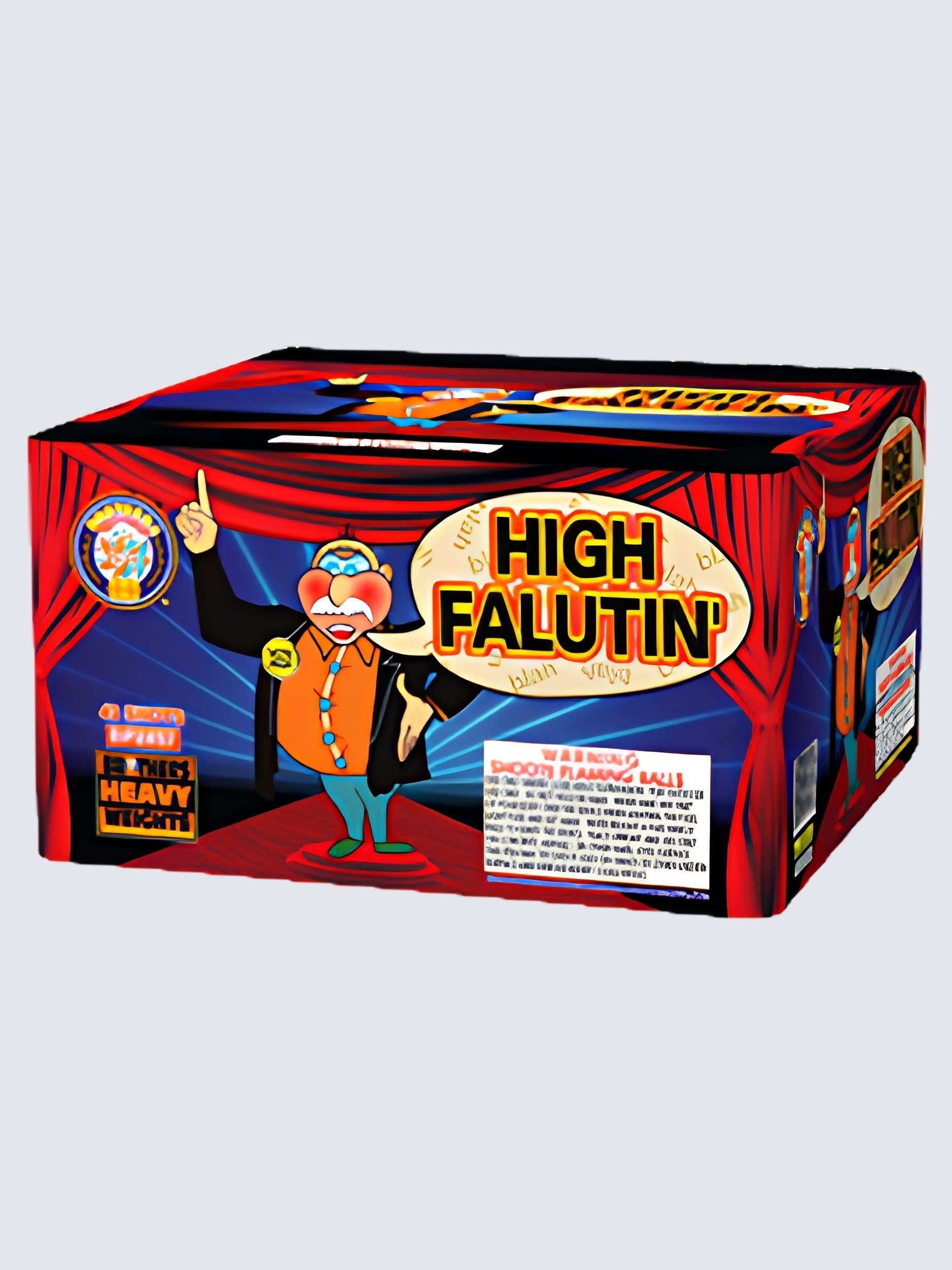 High Falutin’ | 49 Shot Aerial Repeater by Brothers Pyrotechnics -Shop Online for X-tra Large Cake™ at Elite Fireworks!