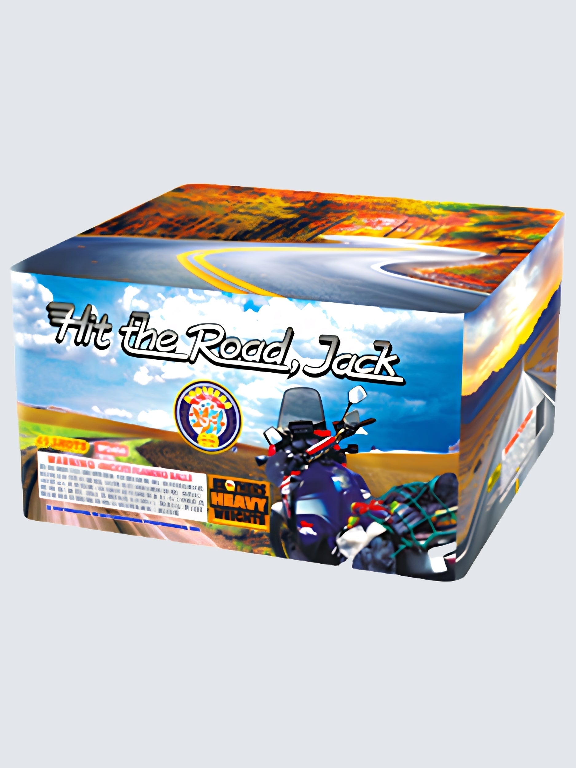 Hit The Road, Jack | 49 Shot Aerial Repeater by Brothers Pyrotechnics -Shop Online for X-tra Large Cake™ at Elite Fireworks!