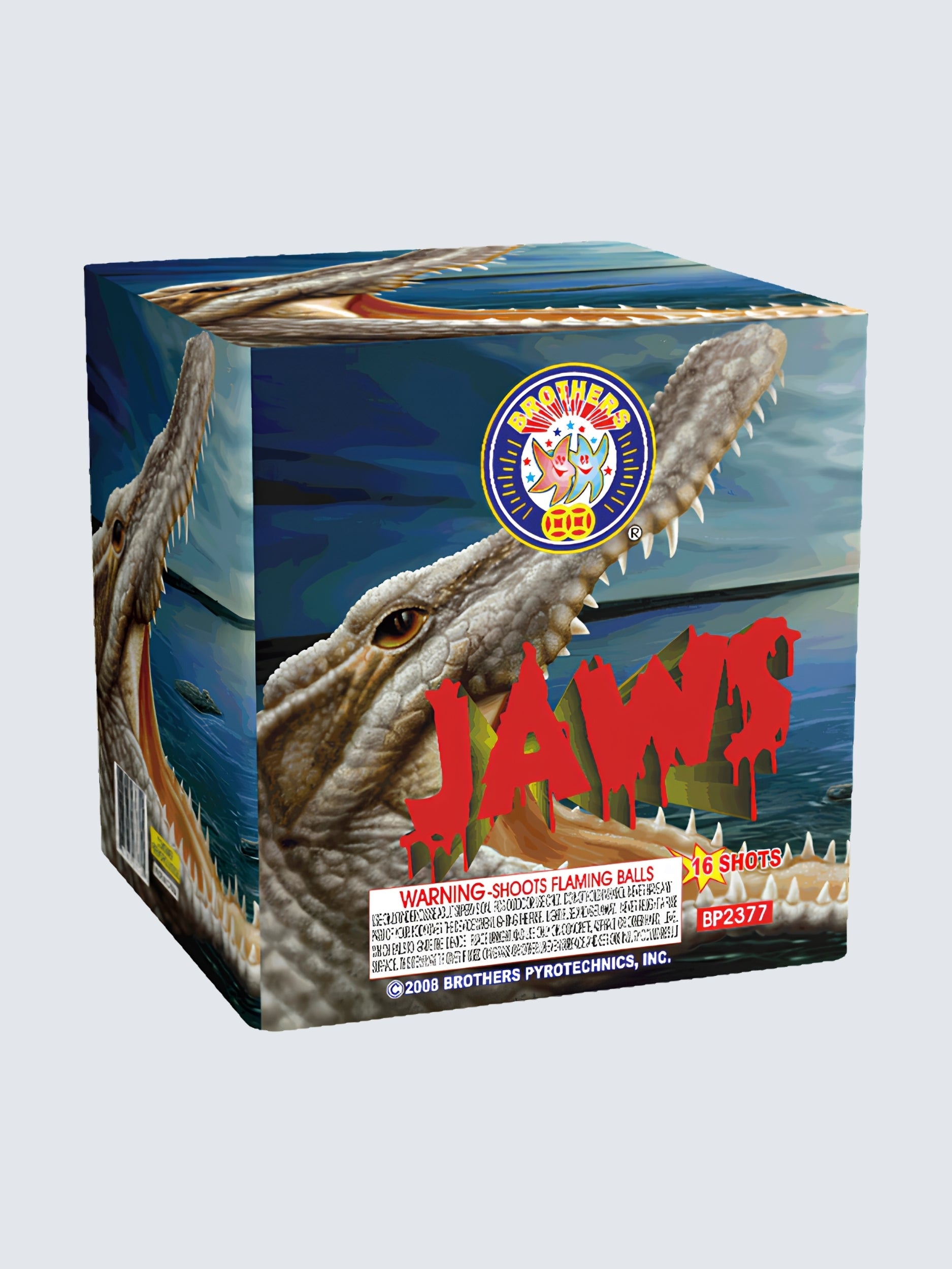 Jaws | 16 Shot Aerial Repeater by Brothers Pyrotechnics -Shop Online for Large Cake at Elite Fireworks!
