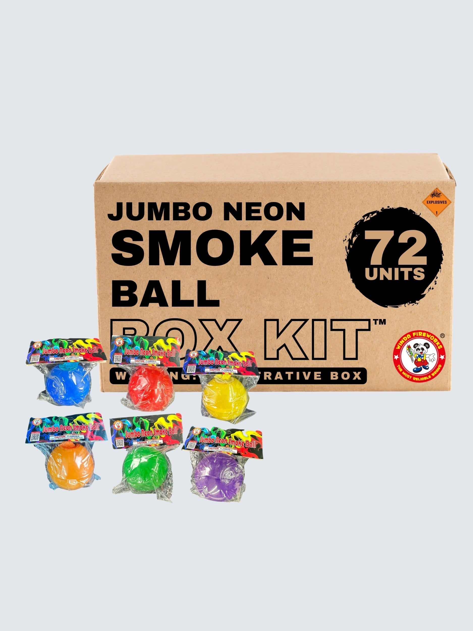 Jumbo Neon Smoke Ball | Assorted Colors by Winda Fireworks -Shop Online for X-tra Large Smoke Bomb™ at Elite Fireworks!