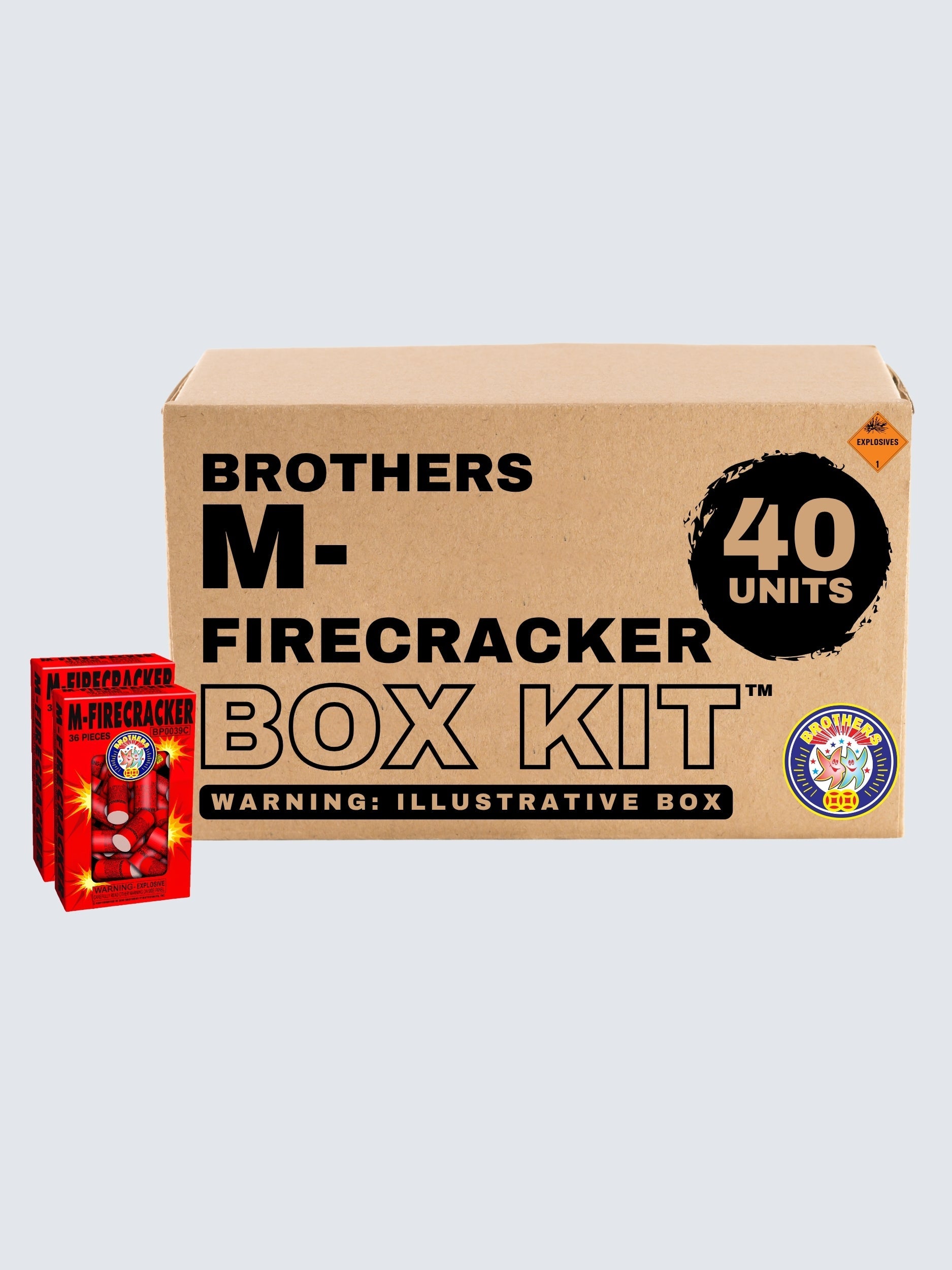 M-Firecracker | 36 Shot Single Cracker Noisemaker by Brothers Pyrotechnics -Shop Online for Cracker Salute™ at Elite Fireworks!