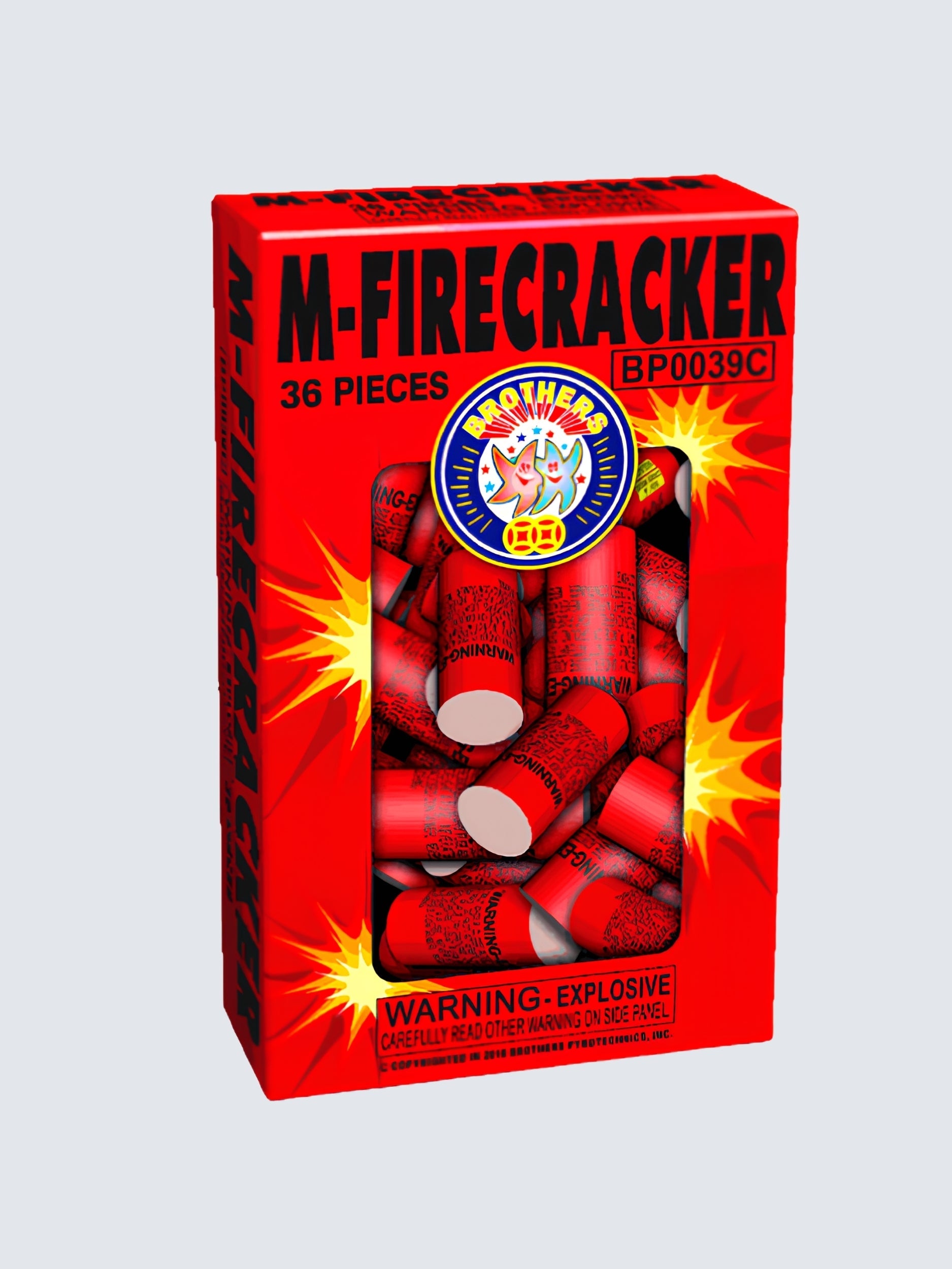 M-Firecracker | 36 Shot Single Cracker Noisemaker by Brothers Pyrotechnics -Shop Online for Cracker Salute™ at Elite Fireworks!