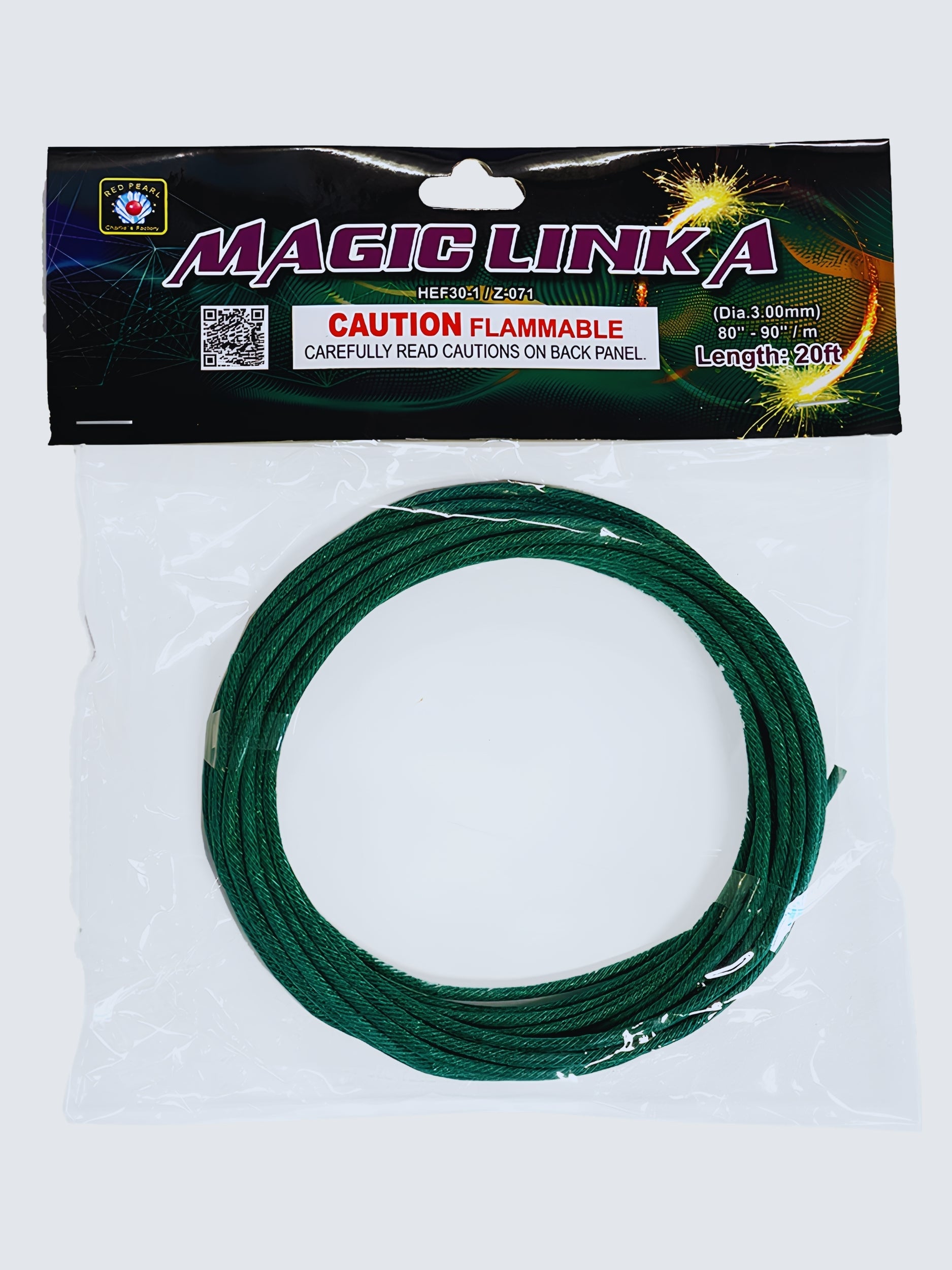 Magic Link A | 15 Foot Slow Burn Visco Pro Fuse™ by Red Pearl -Shop Online for Slow Pro Fuse™ at Elite Fireworks!