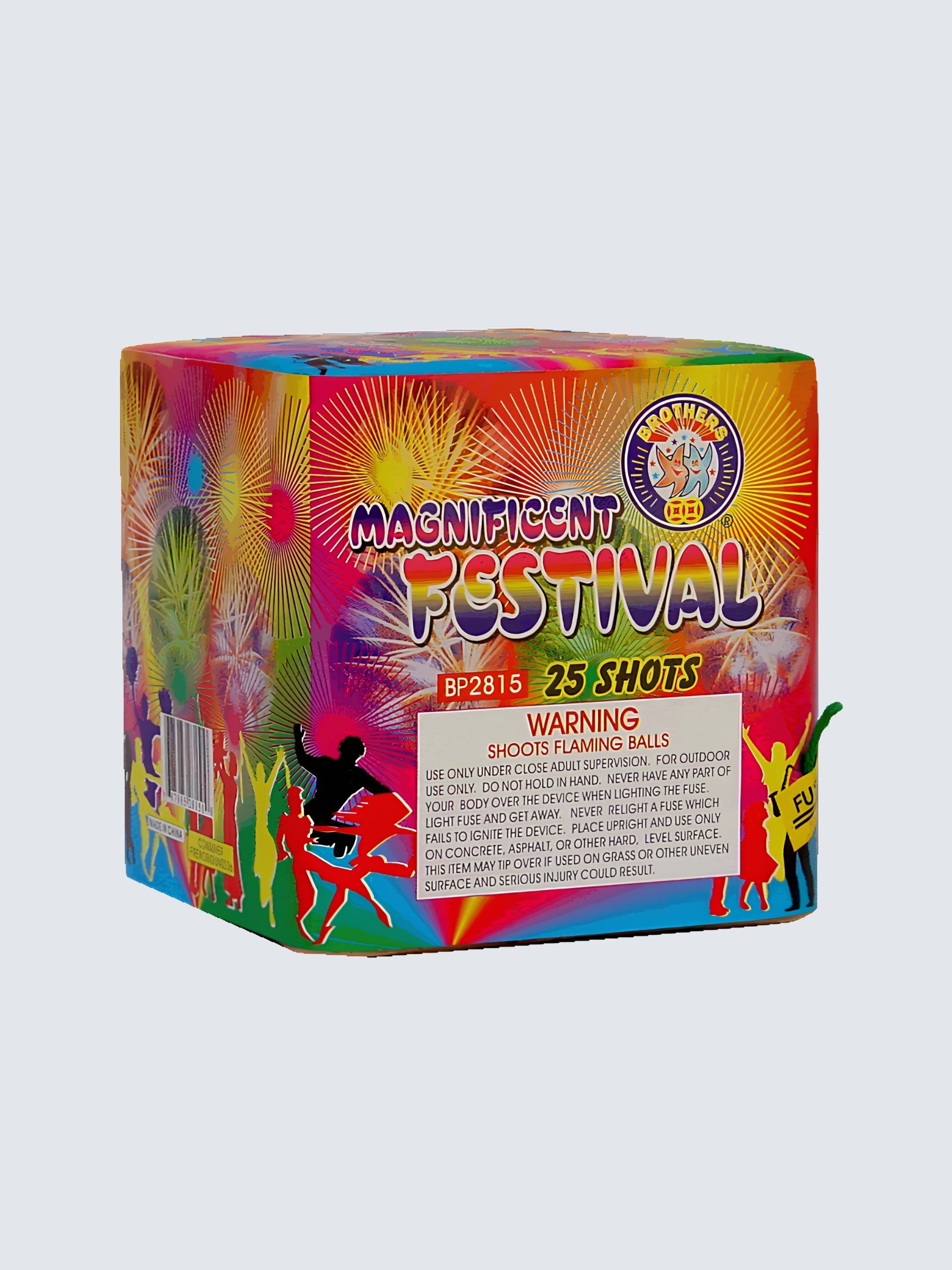 Magnificent Festival | 25 Shot Aerial Repeater by Brothers Pyrotechnics -Shop Online for Standard Cake at Elite Fireworks!