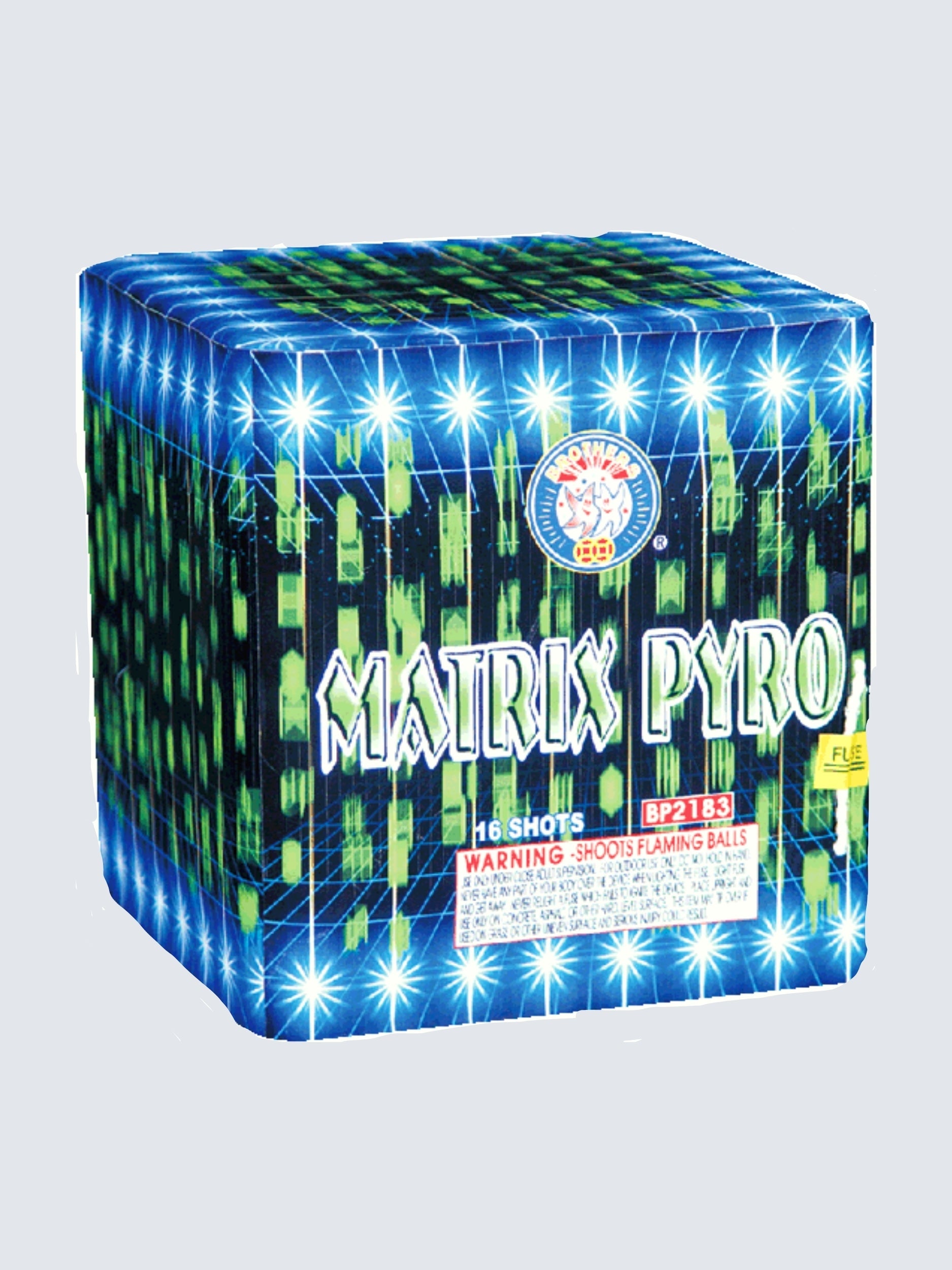 Matrix Pyro | 16 Shot Aerial Repeater by Brothers Pyrotechnics -Shop Online for Standard Cake at Elite Fireworks!
