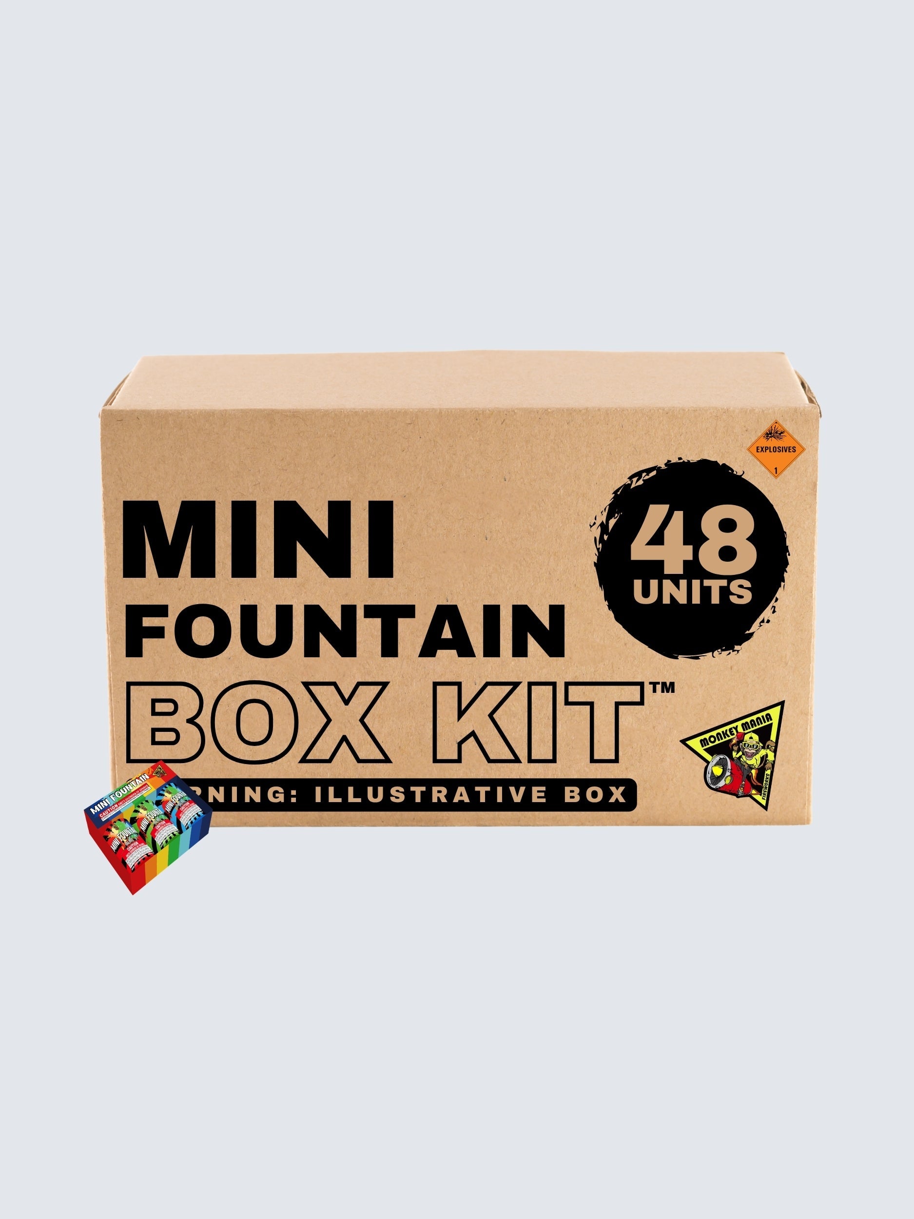 Mini Fountain | Minimal Cleanup Noisemaker by Monkey Mania -Shop Online for Cracker Salute™ at Elite Fireworks!