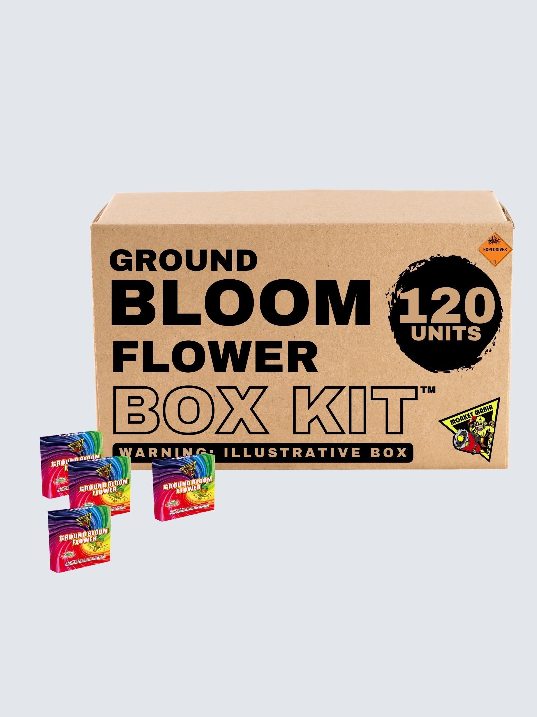 MM Ground Bloom Flower | Rapid Ground Spinner by Monkey Mania -Shop Online for Standard Spinner at Elite Fireworks!