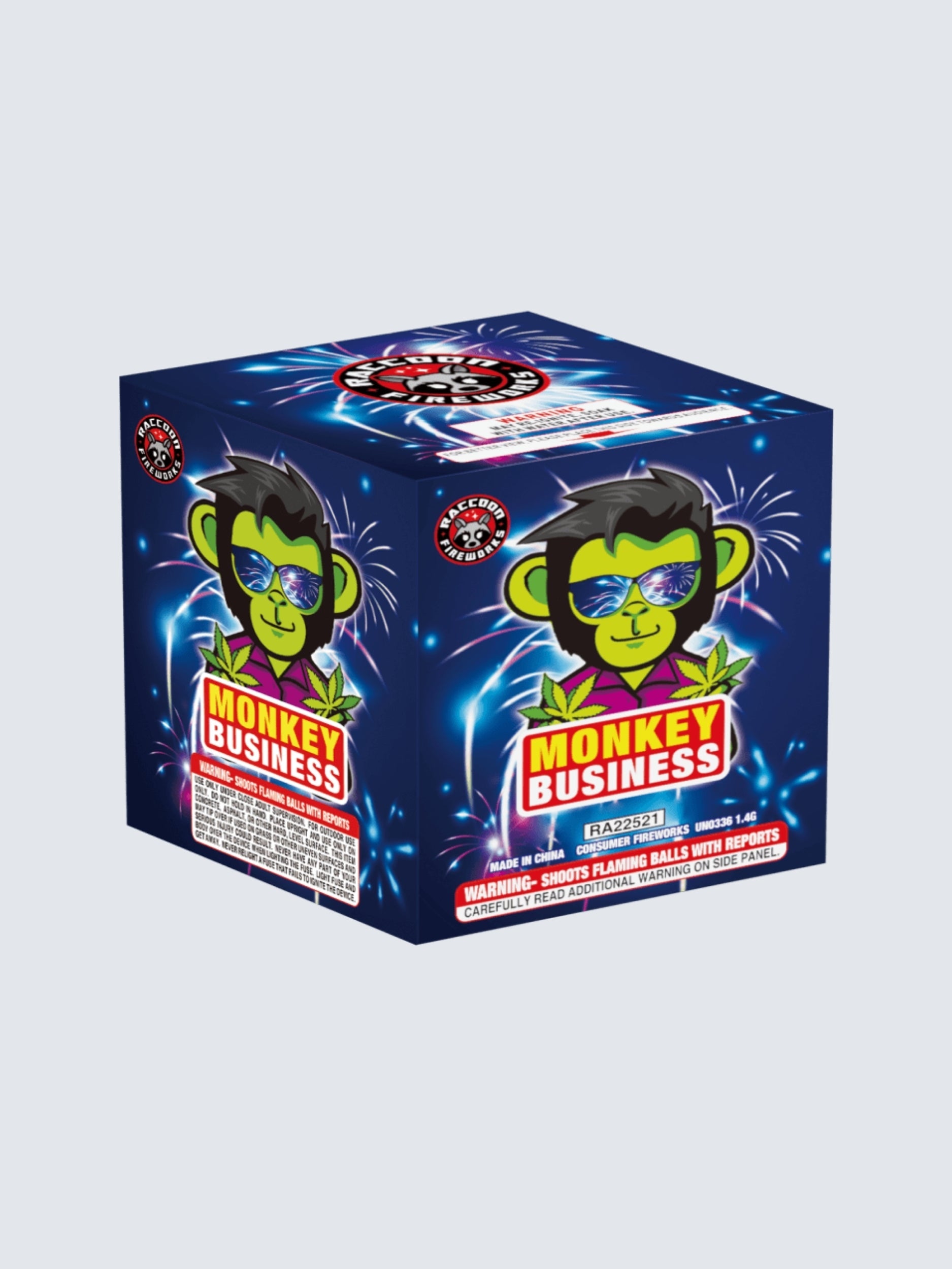 Monkey Business | 24 Shot Aerial Repeater by Raccoon Fireworks -Shop Online for Standard Cake at Elite Fireworks!