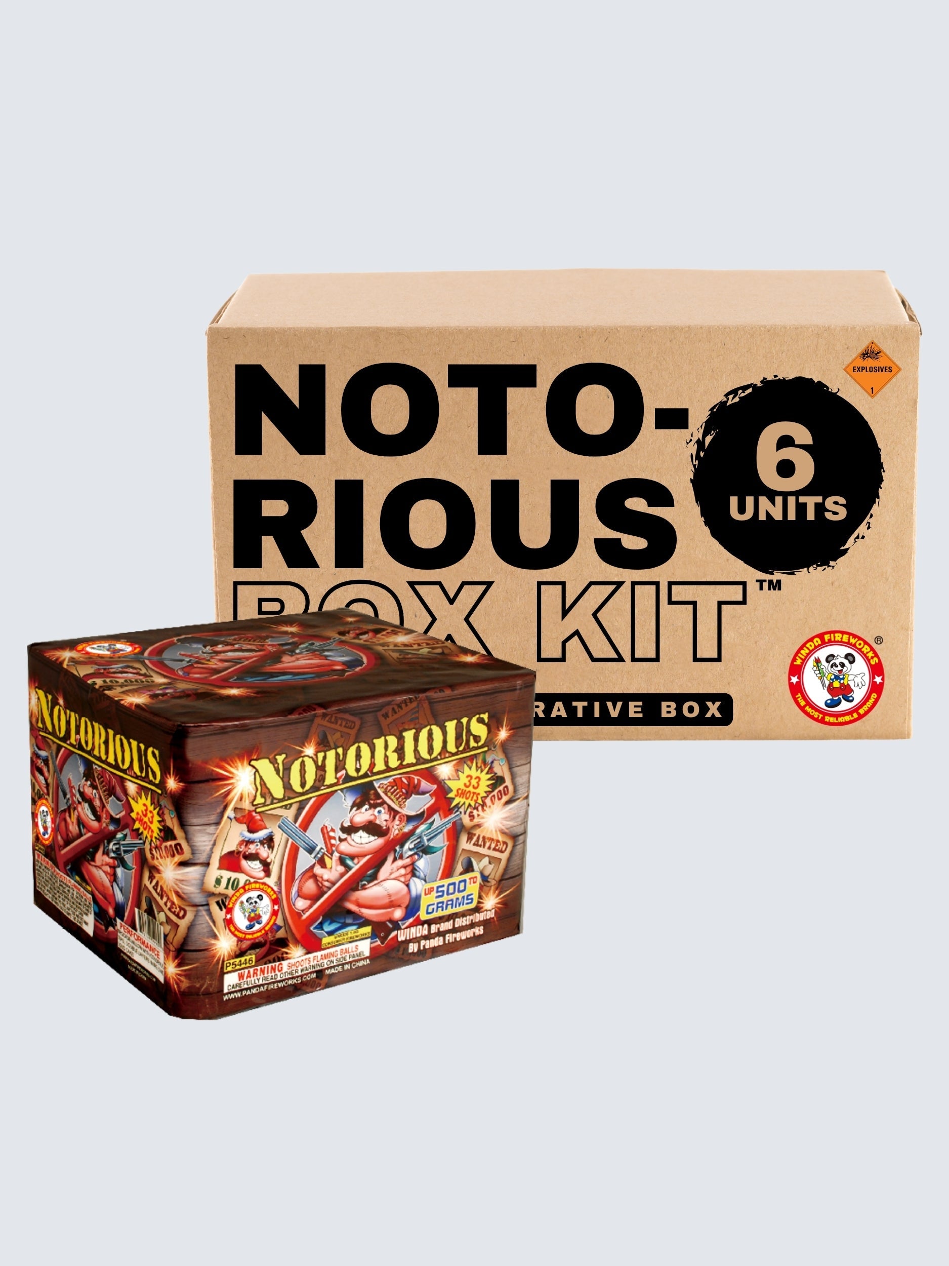 Notorious | 33 Shot Aerial Repeater by Winda Fireworks -Shop Online for X-tra Large Cake™ at Elite Fireworks!