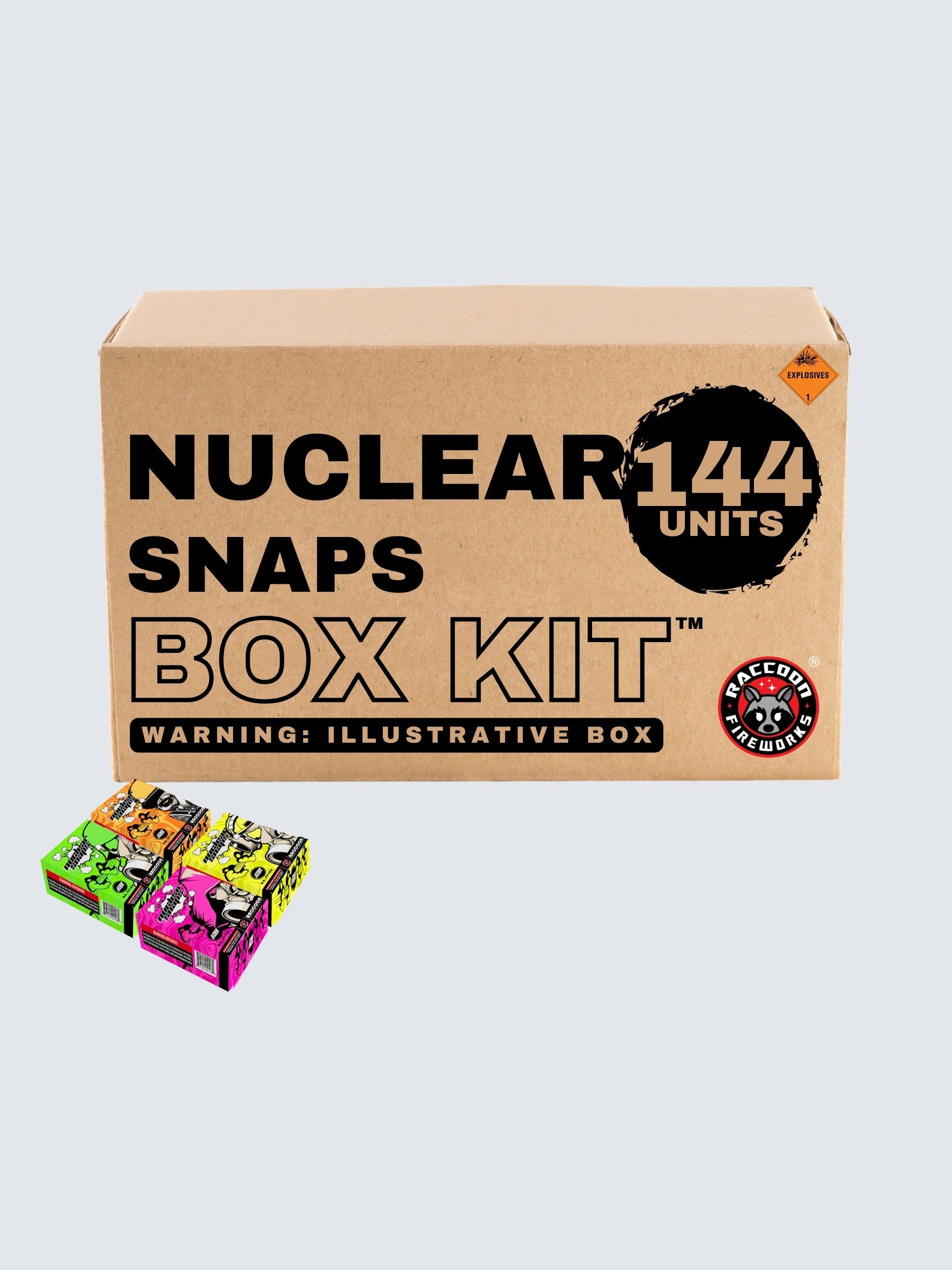 Nuclear Snaps | 20 Shot Single Snap Noisemaker by Raccoon Fireworks -Shop Online for Large Snapper at Elite Fireworks!
