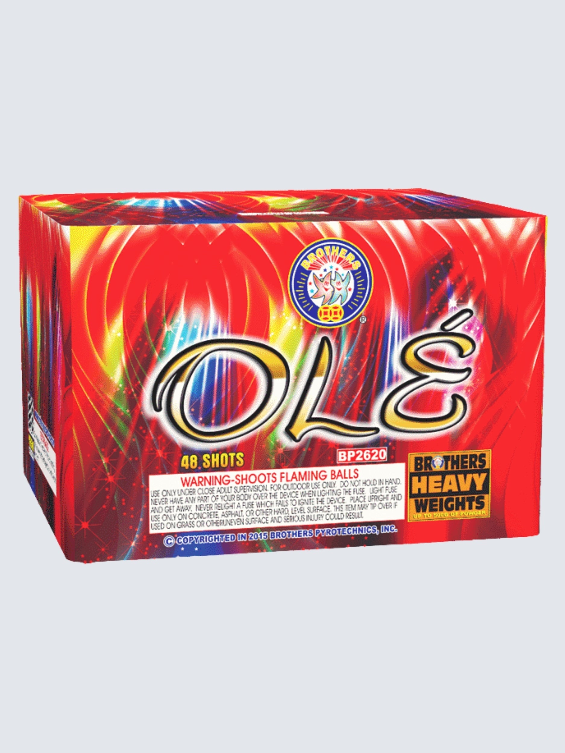 Ole | 48 Shot Aerial Repeater by Brothers Pyrotechnics -Shop Online for X-tra Large Cake™ at Elite Fireworks!