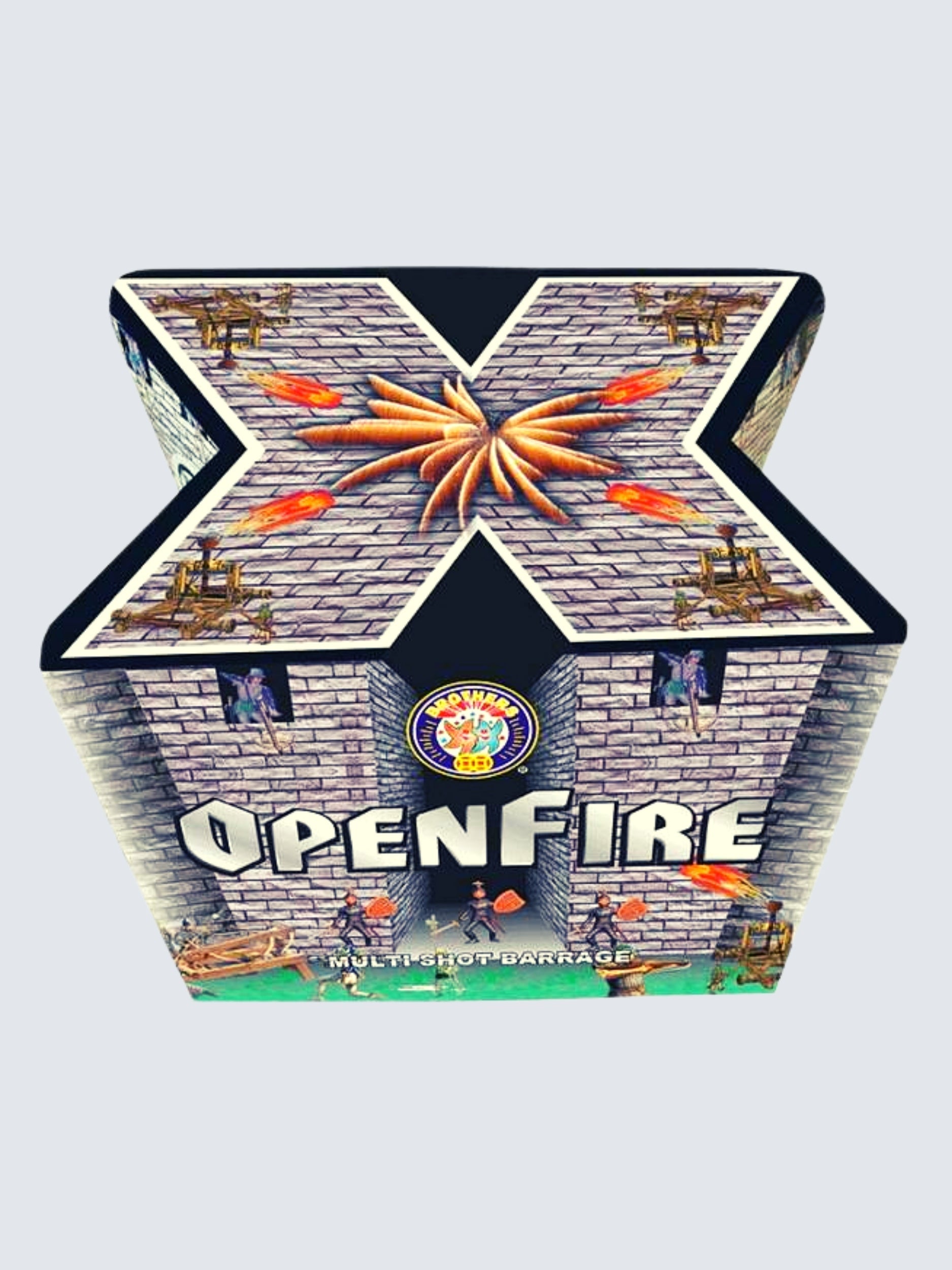 OpenFire | 33 Shot Aerial Repeater by Brothers Pyrotechnics -Shop Online for X-tra Large Cake™ at Elite Fireworks!