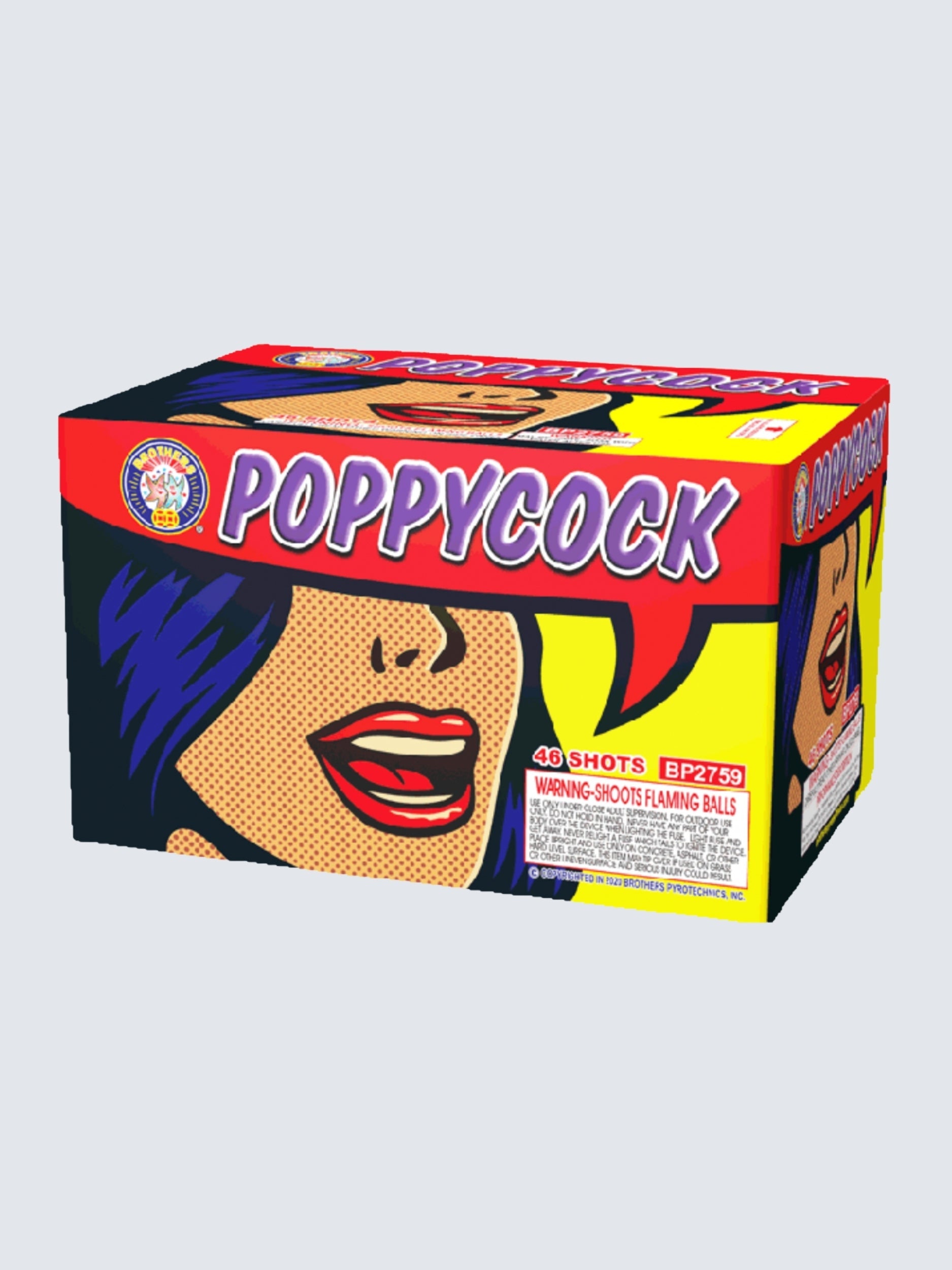 Poppycock | 46 Shot Aerial Repeater by Brothers Pyrotechnics -Shop Online for Standard Cake at Elite Fireworks!