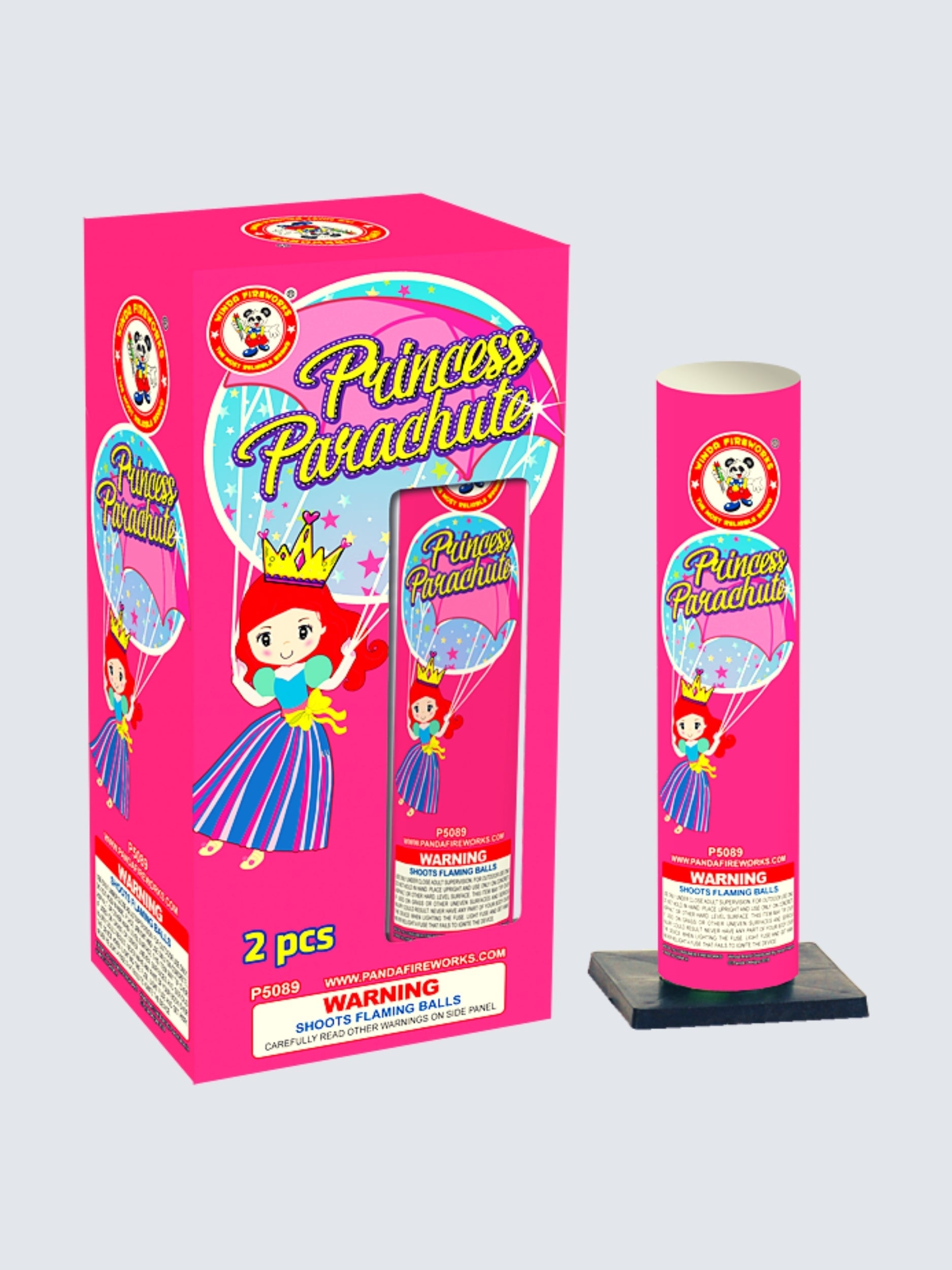 Princess Parachute | Single Shot Aerial Daytime Parachute by Winda Fireworks -Shop Online for X-tra Large Parachute™ at Elite Fireworks!