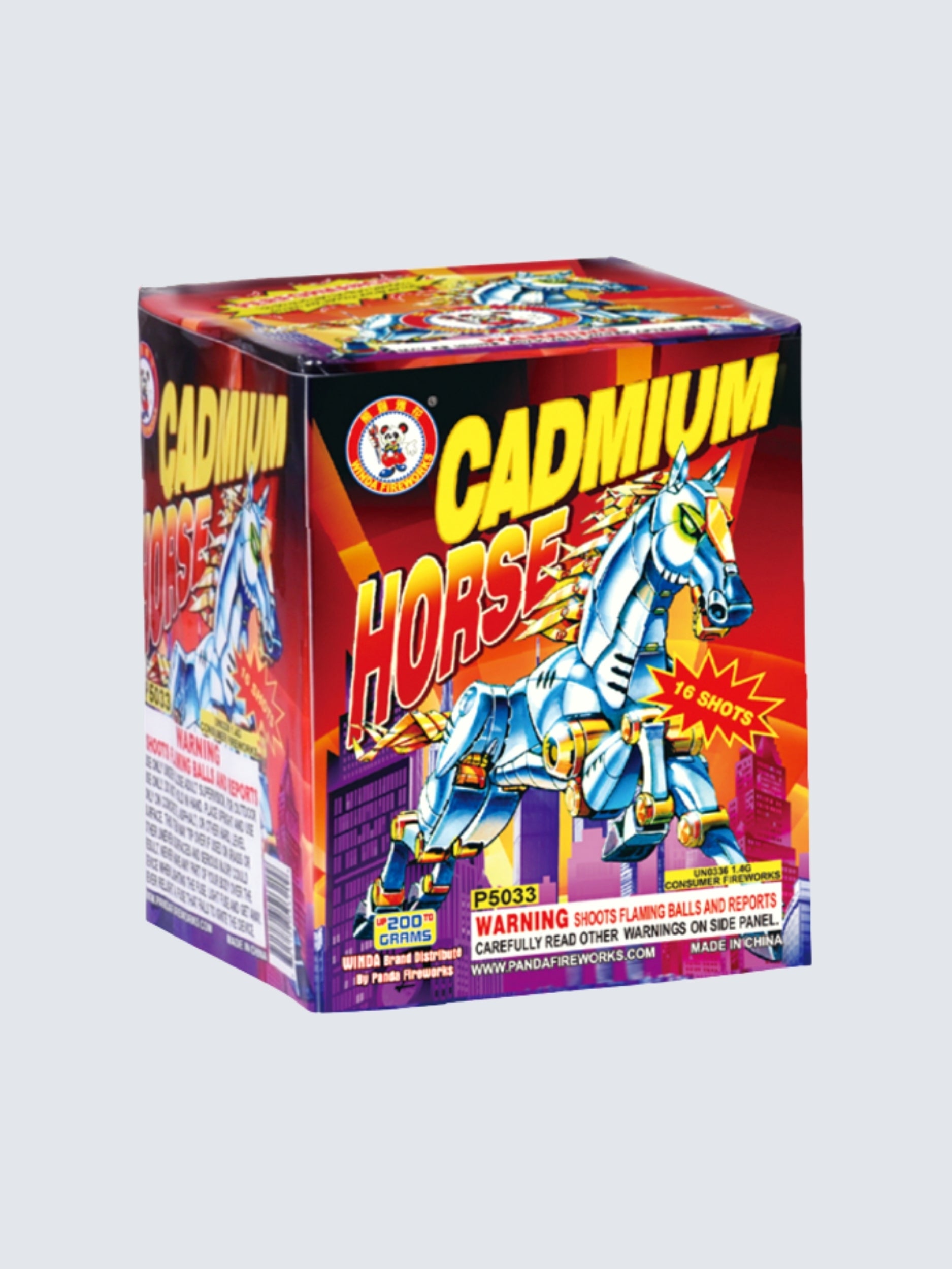 Quantum Zoo | 384 Shot Box Kit™ - Dragon Chrome - Cadmium Horse - Hard Claw by Winda Fireworks -Shop Online for Standard Cake at Elite Fireworks!