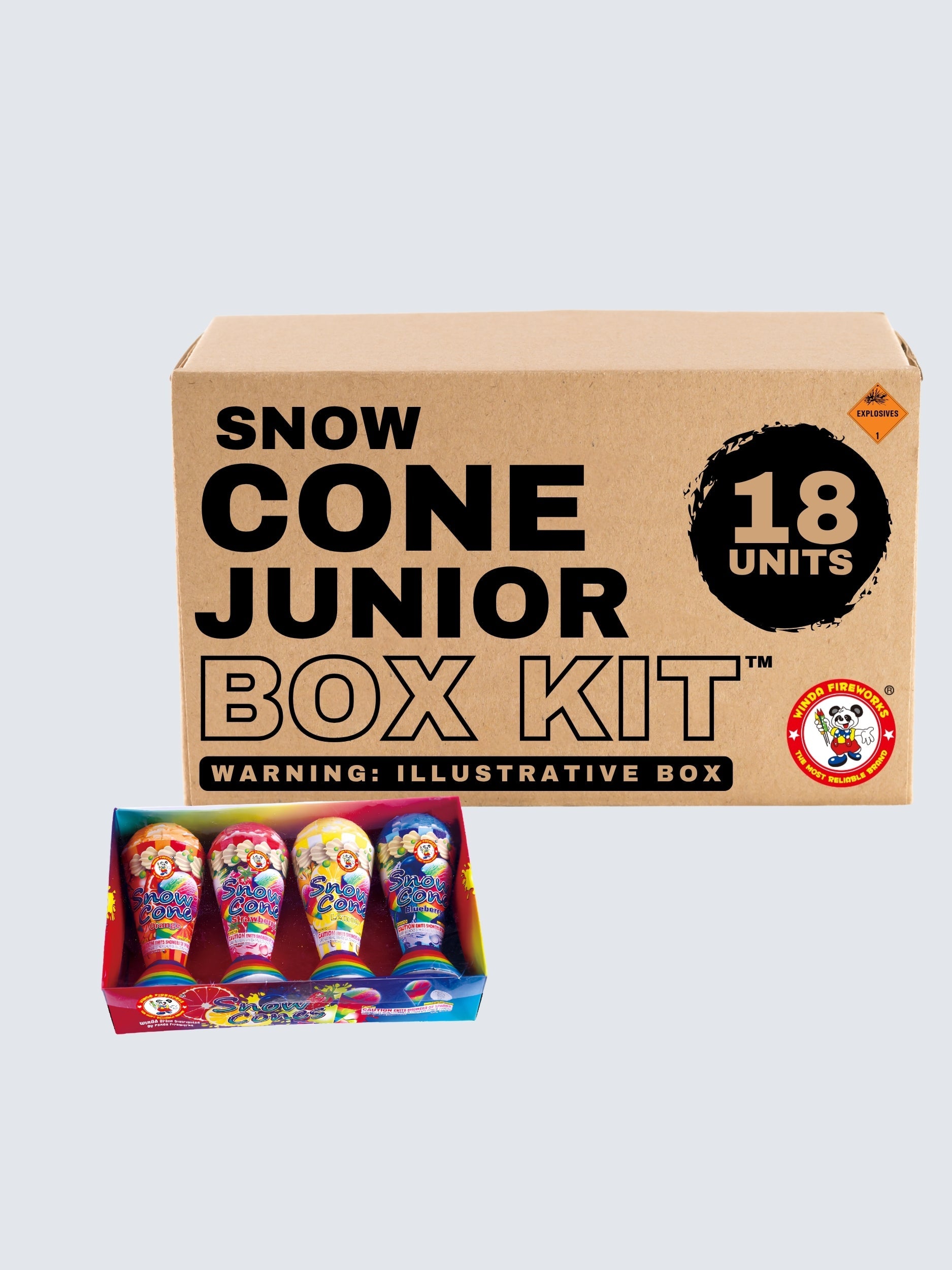 Snow Cone Junior | Standard Shower Fountain Spur™ by Winda Fireworks -Shop Online for Standard Fountain at Elite Fireworks!