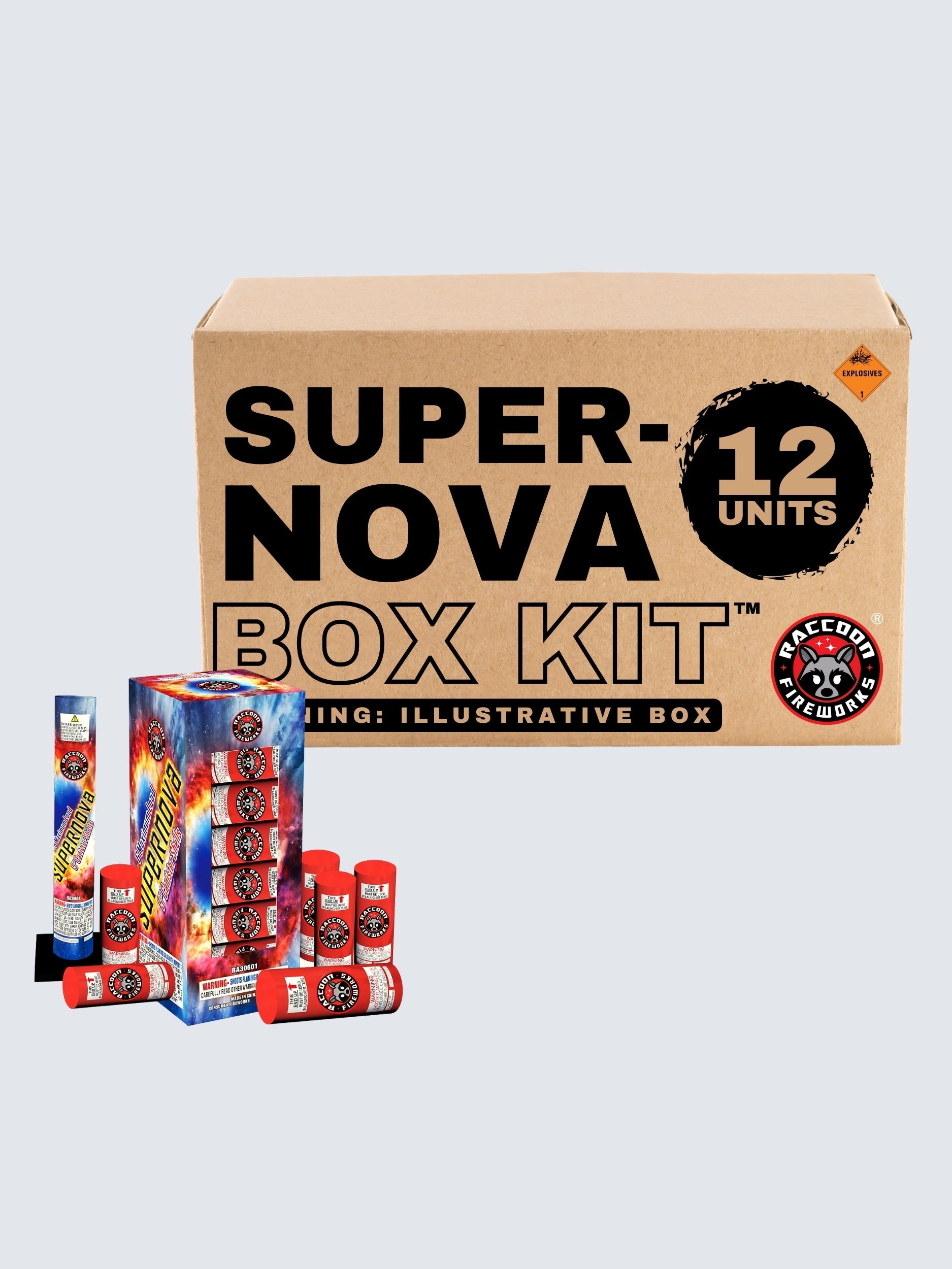 Supernova | 6 Break Artillery Shell by Raccoon Fireworks -Shop Online for X-tra Large Canister Kit™ at Elite Fireworks!