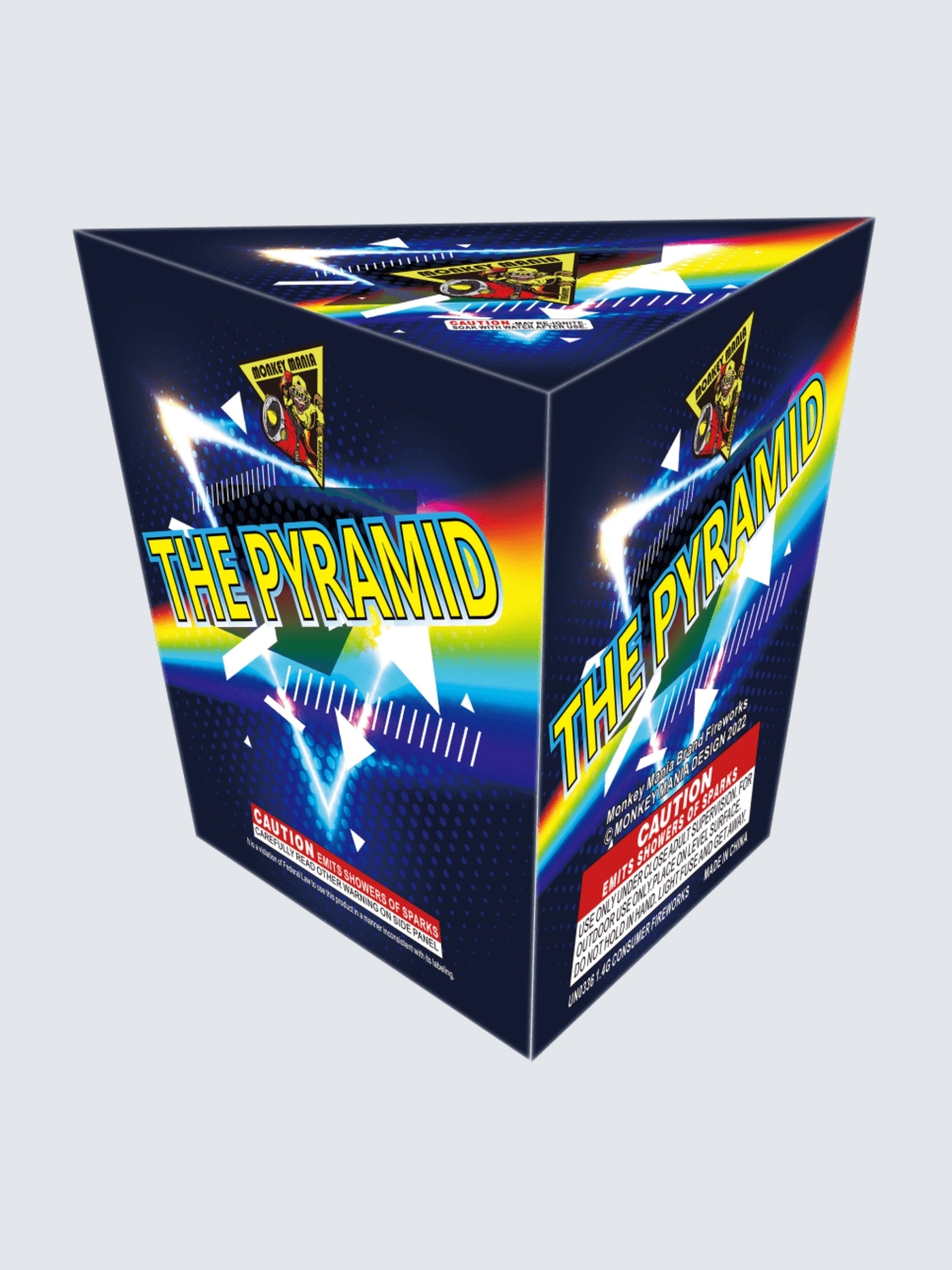 The Pyramid | Large Shower Fountain Spur™ by Monkey Mania -Shop Online for Large Fountain at Elite Fireworks!