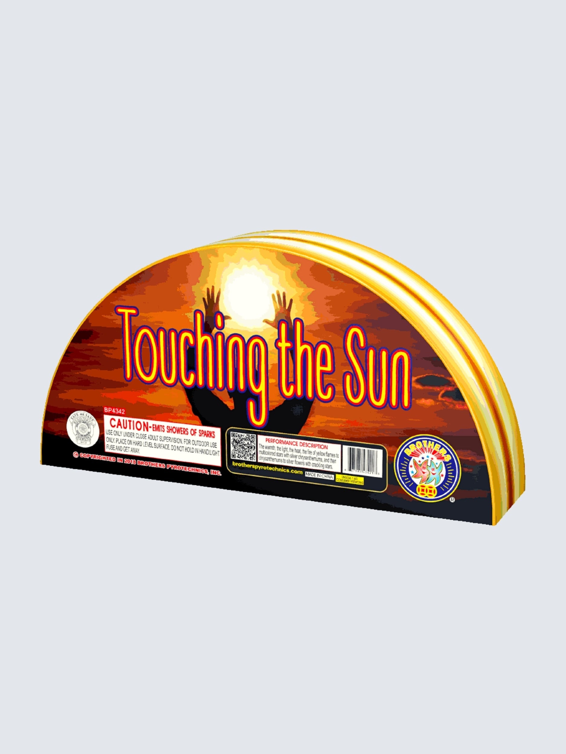 Touching the Sun | Large Shower Fountain Spur™ by Brothers Pyrotechnics -Shop Online for Large Fountain at Elite Fireworks!