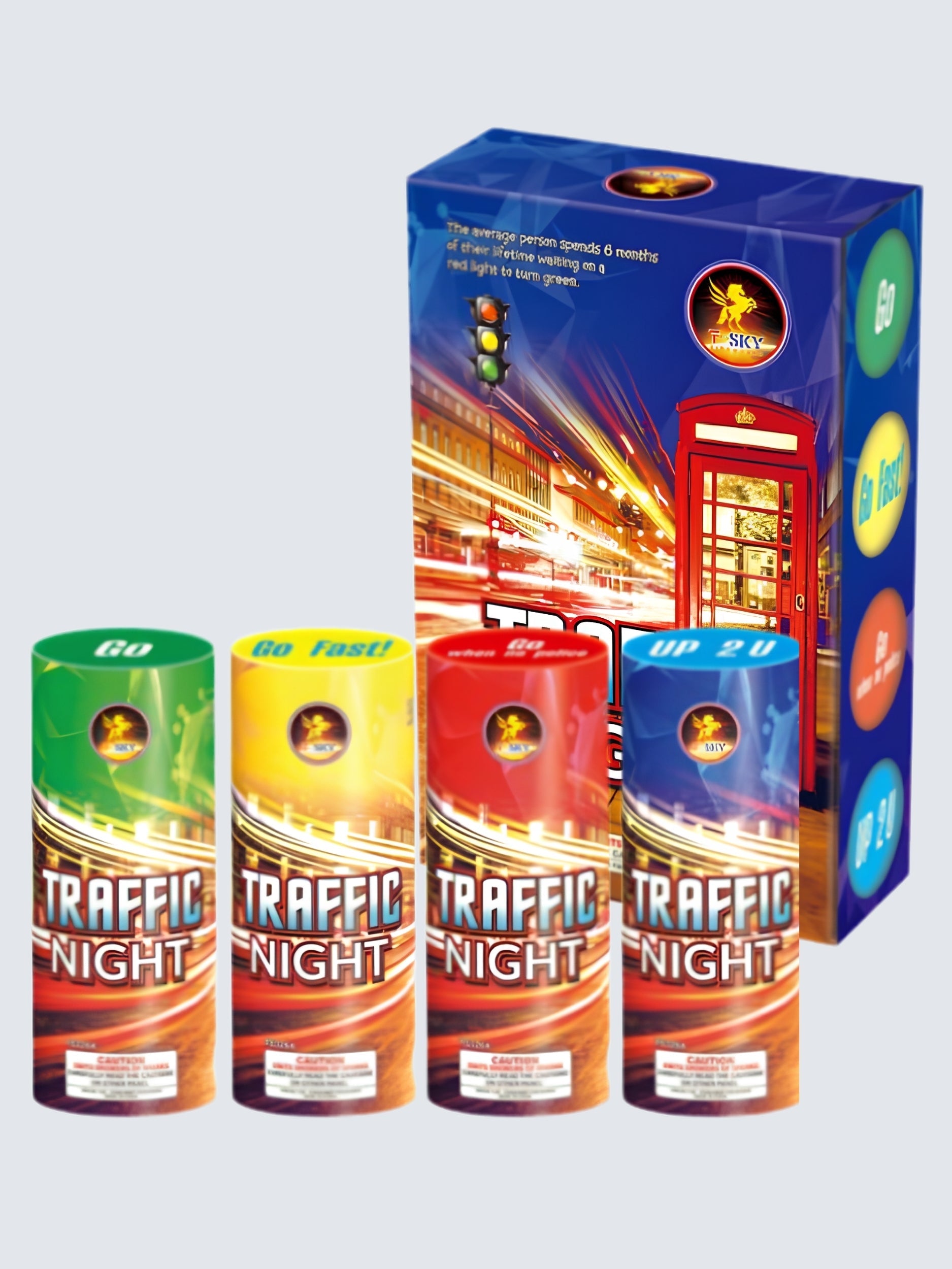Traffic Night | Large Shower Fountain Spur™ by T-Sky Fireworks -Shop Online for Large Fountain at Elite Fireworks!