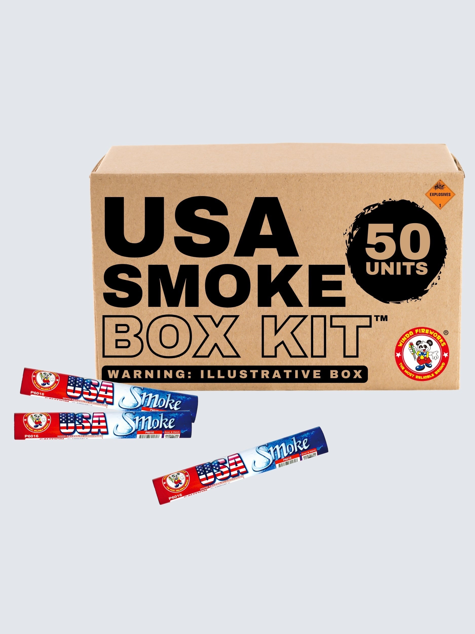 USA Smoke| Unique Red, White and Blue Smoke Gadget by Winda Fireworks -Shop Online for X-tra Large Smoke Tube™ at Elite Fireworks!