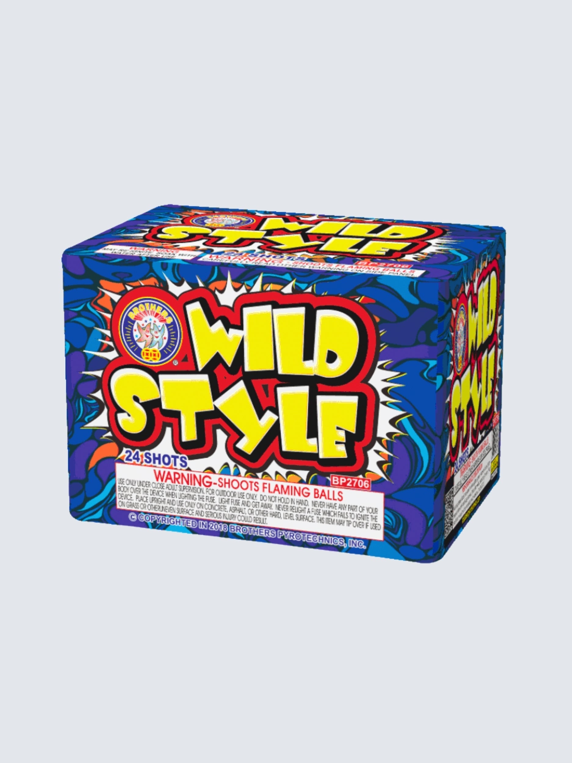 Wild Style | 24 Shot Aerial Repeater by Brothers Pyrotechnics -Shop Online for Standard Cake at Elite Fireworks!
