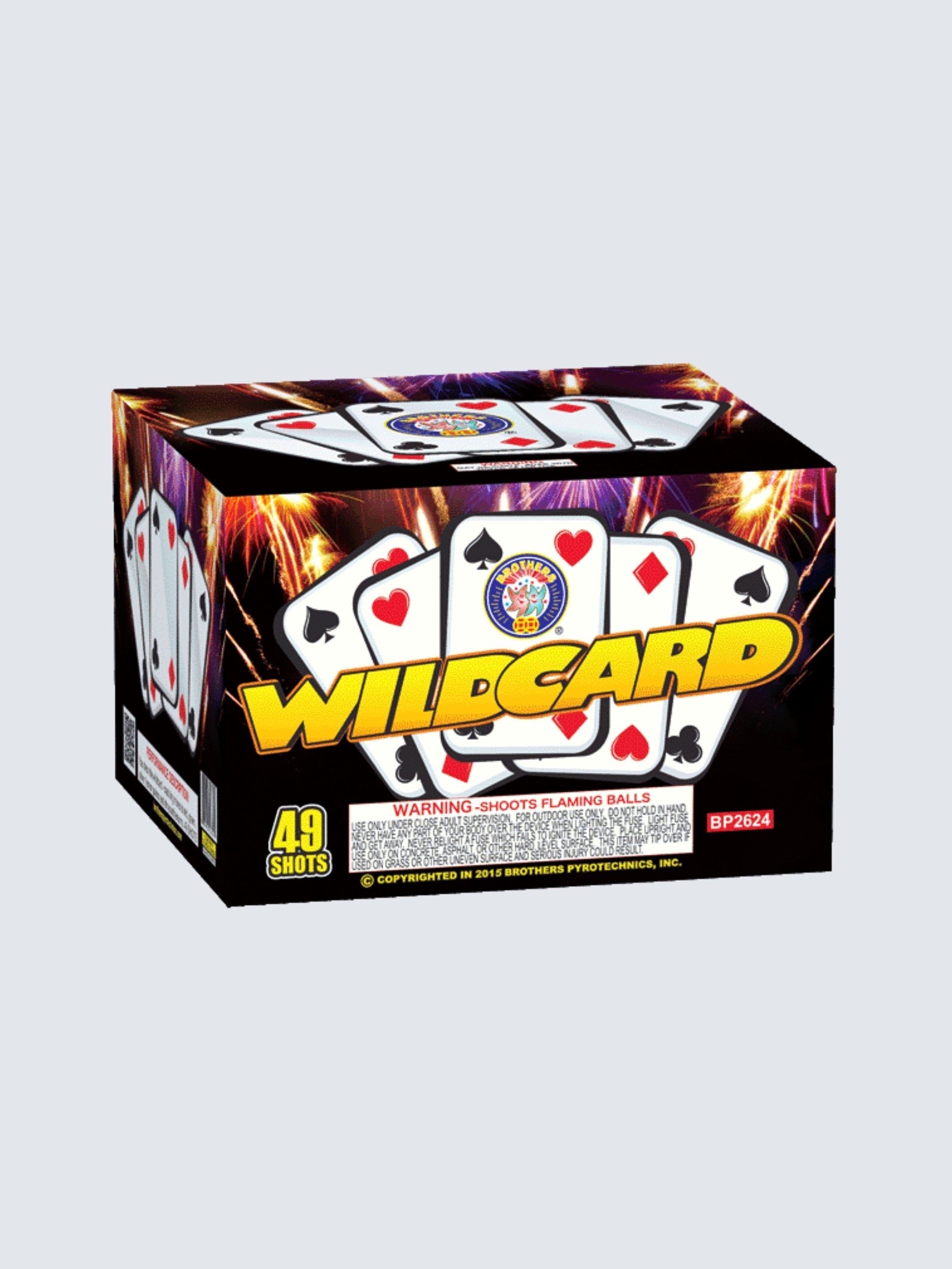 Wildcard | 49 Shot Aerial Repeater by Brothers Pyrotechnics -Shop Online for Standard Cake at Elite Fireworks!