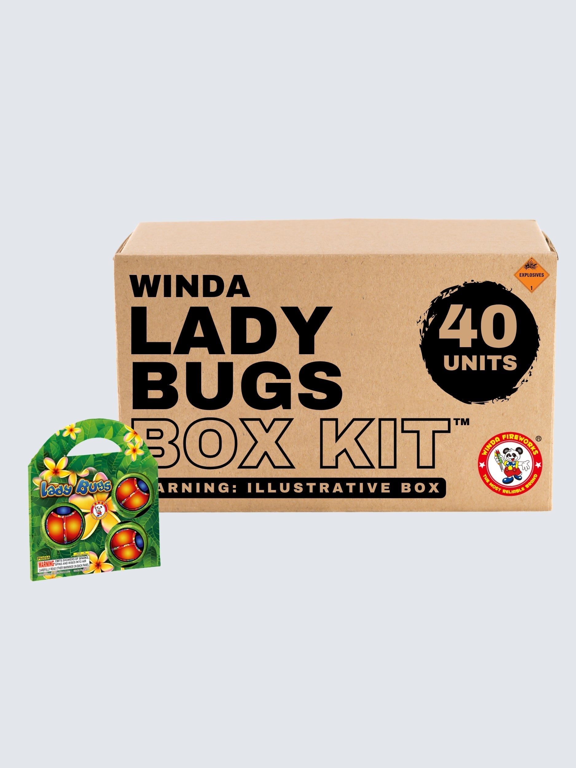 Winda Lady Bugs | Rapid Wing Aerial by Winda Fireworks -Shop Online for Large Wing at Elite Fireworks!